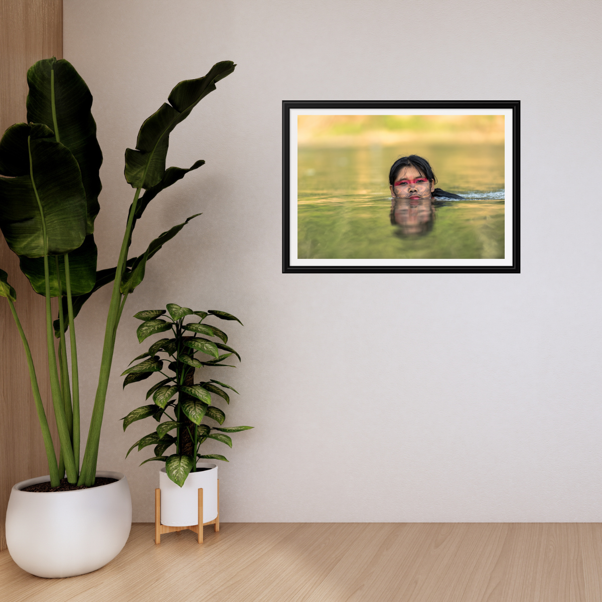 Kaxinawa Mädchen im Amazonas (Fine Art Print 30x45cm)