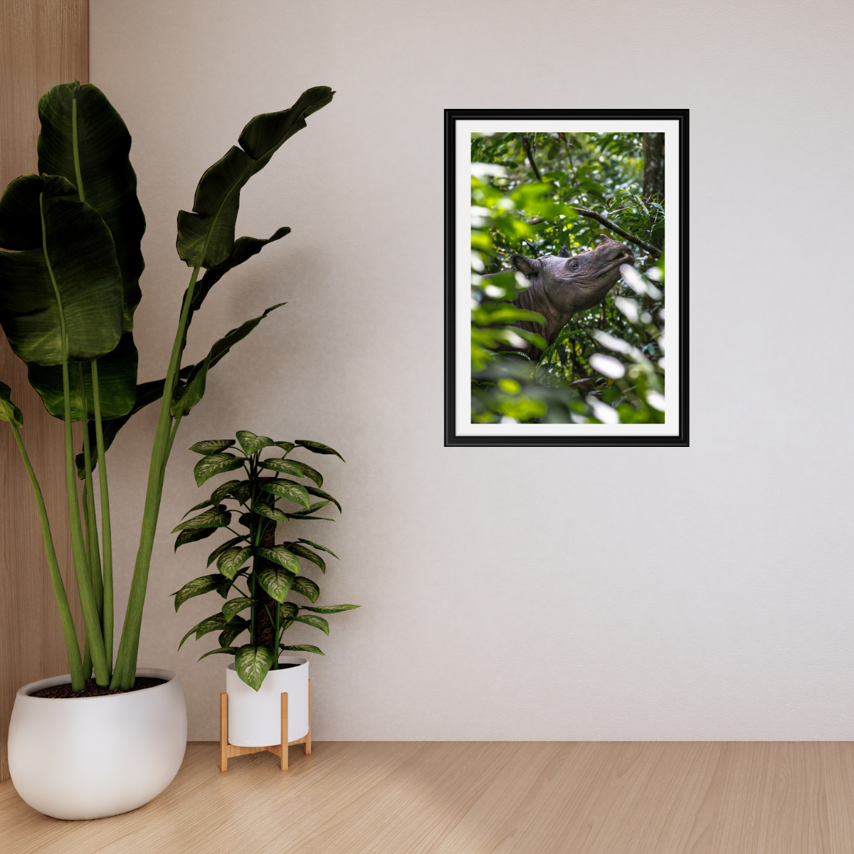 Sumatra-Nashorn (Fine Art Print 30x45cm)