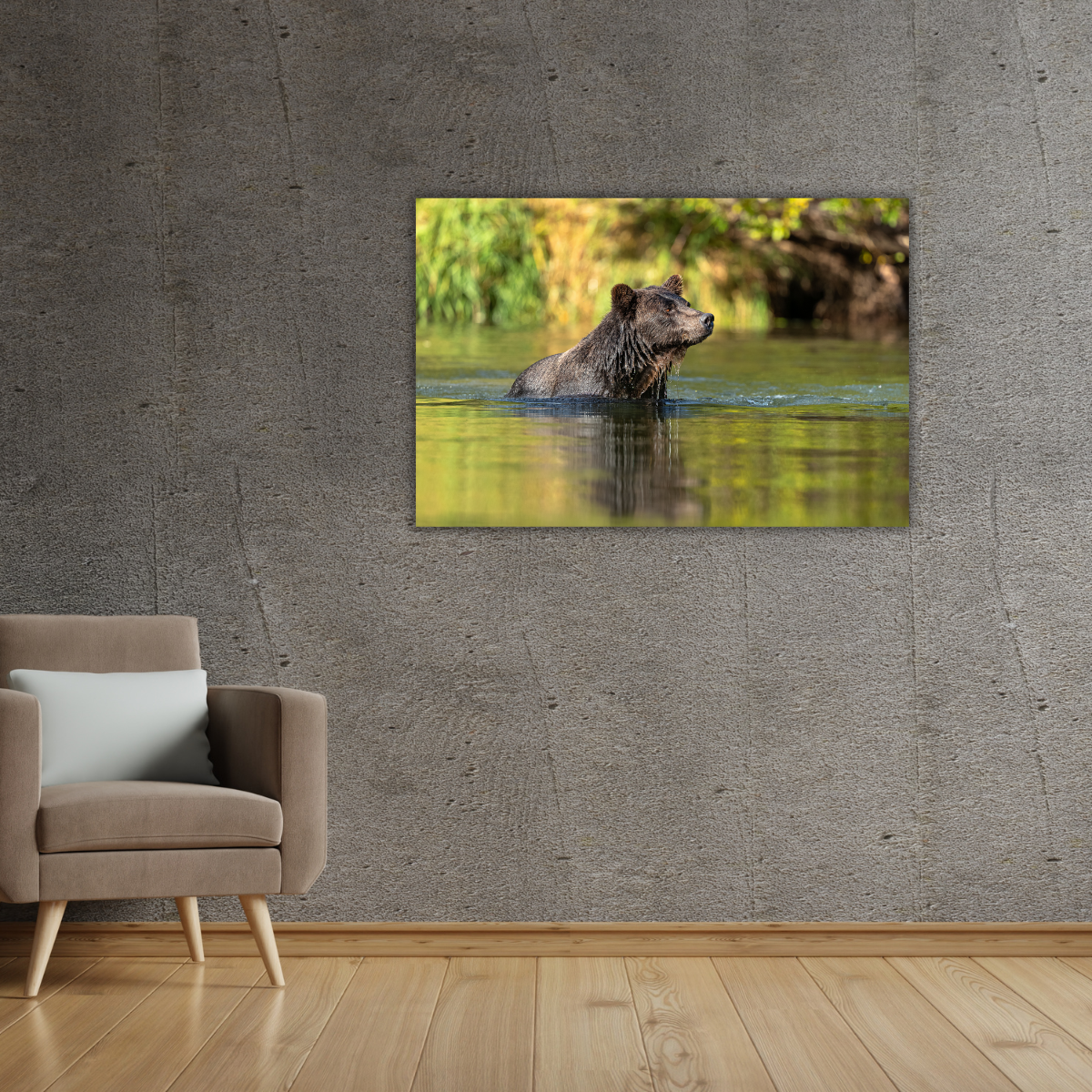 Bär (Leinwandprint 60x90cm)