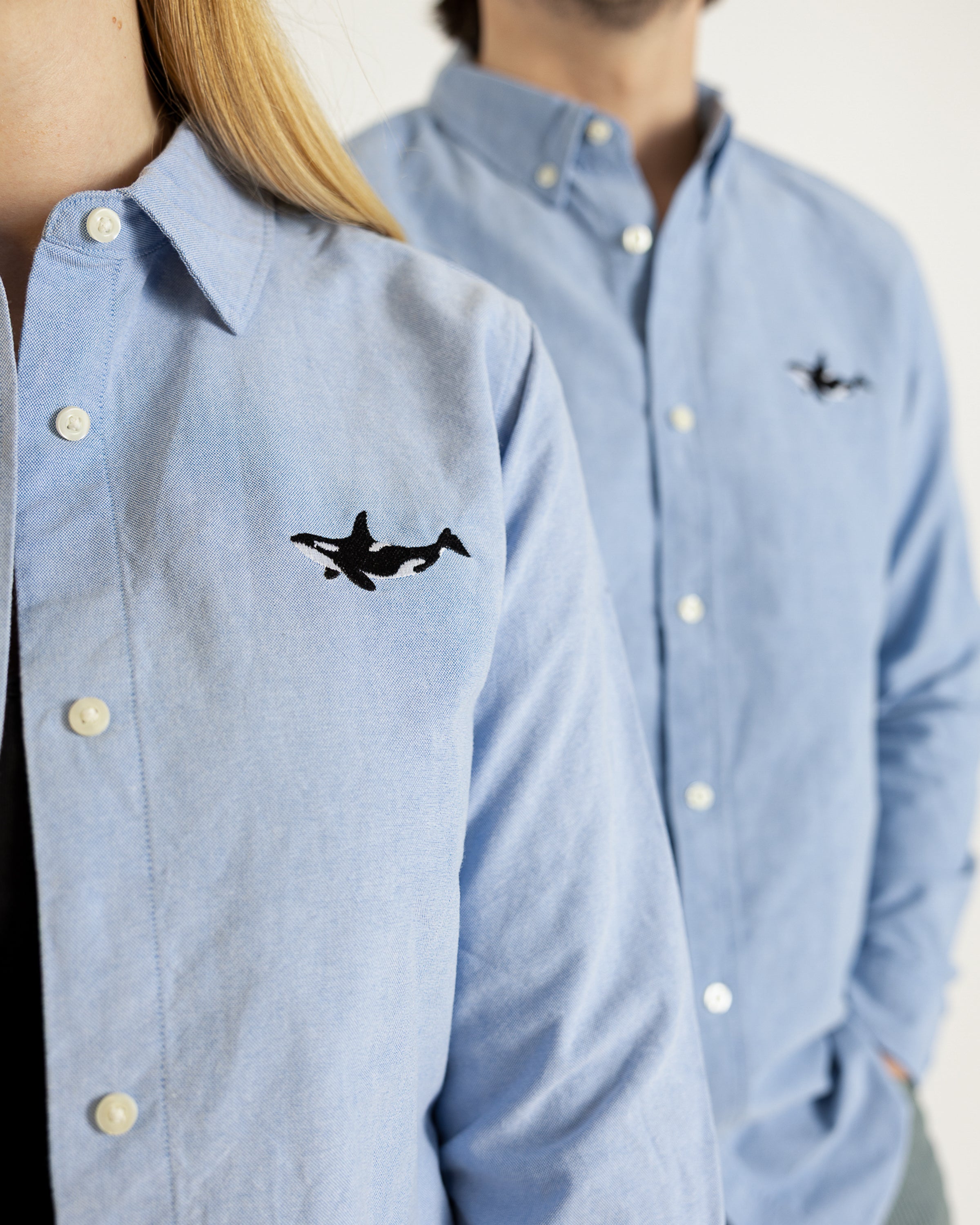 Hemd Women "Orca" blue