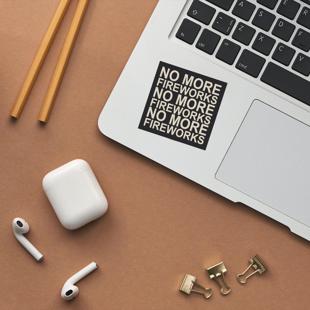 Stickerset "NO MORE FIREWORKS"