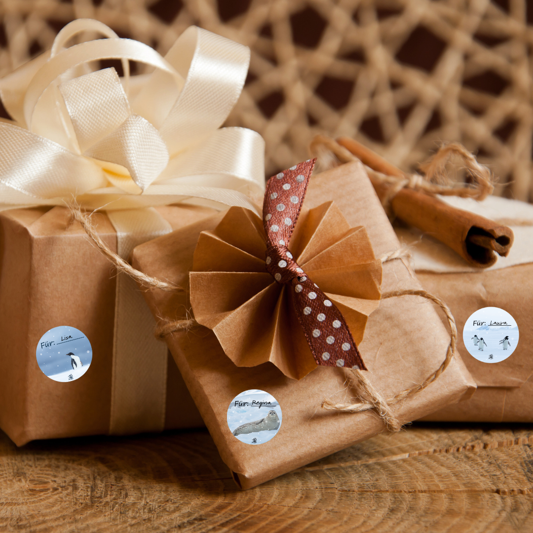 Geschenkaufkleber Weihnachten