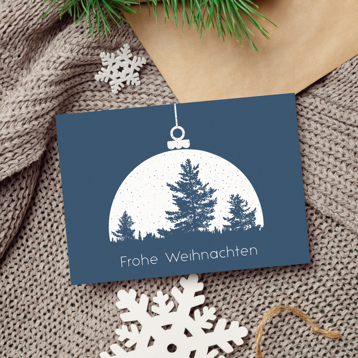 Weihnachtskarten 4er Set "Arktis"