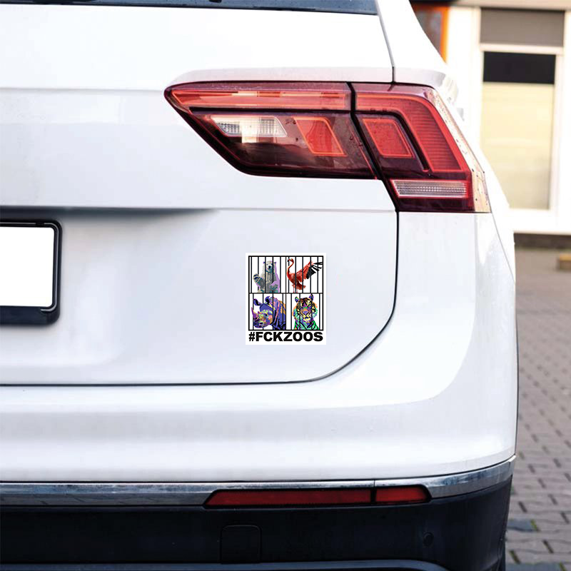 Autoaufkleber "FCK ZOOs" Special Edition