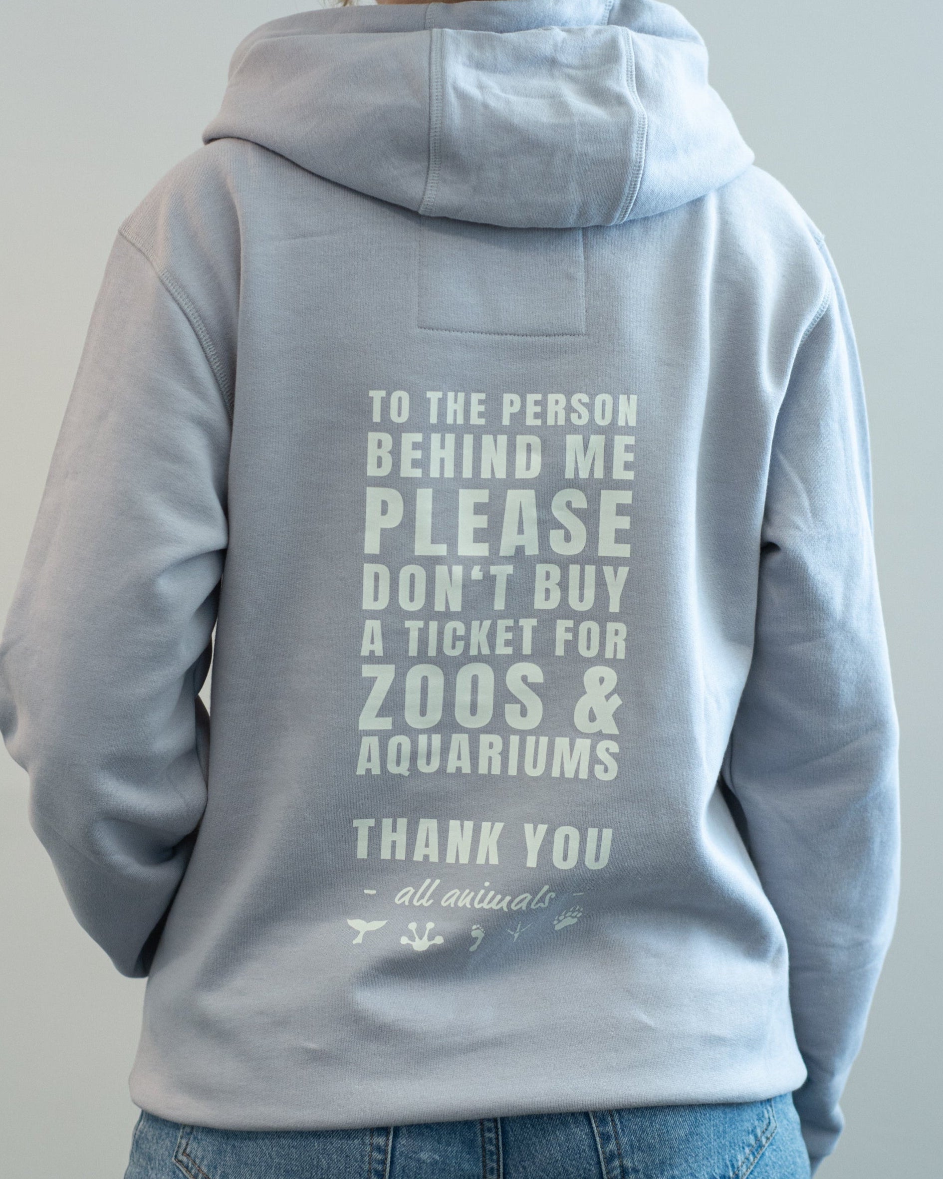 Hoodie Women "for the animals"