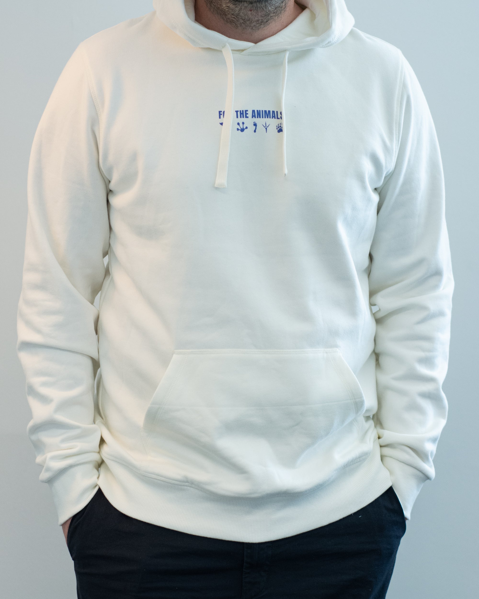 Hoodie Men "for the animals"