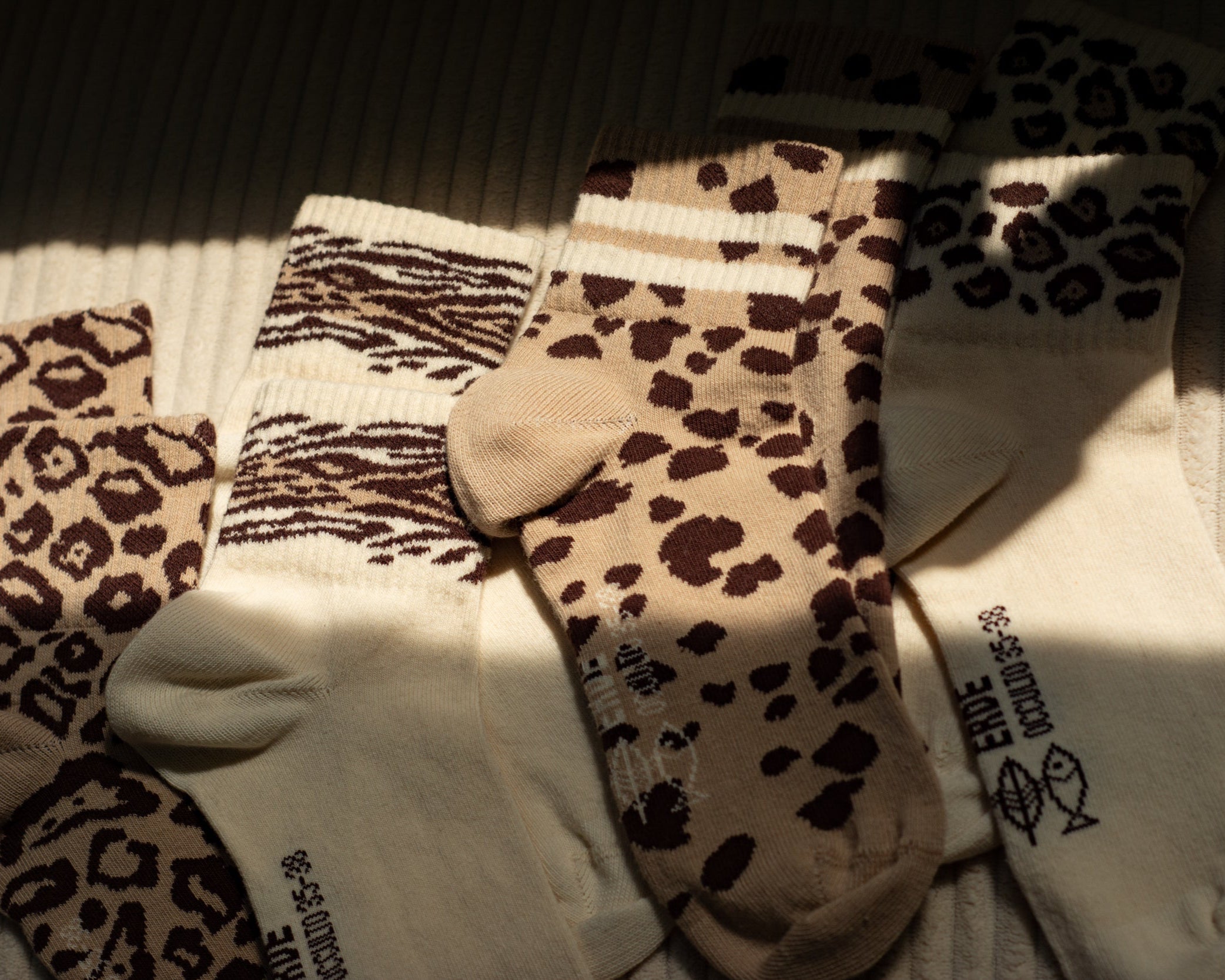Sneakersocken "Großkatzen-Edition" 4er-Pack