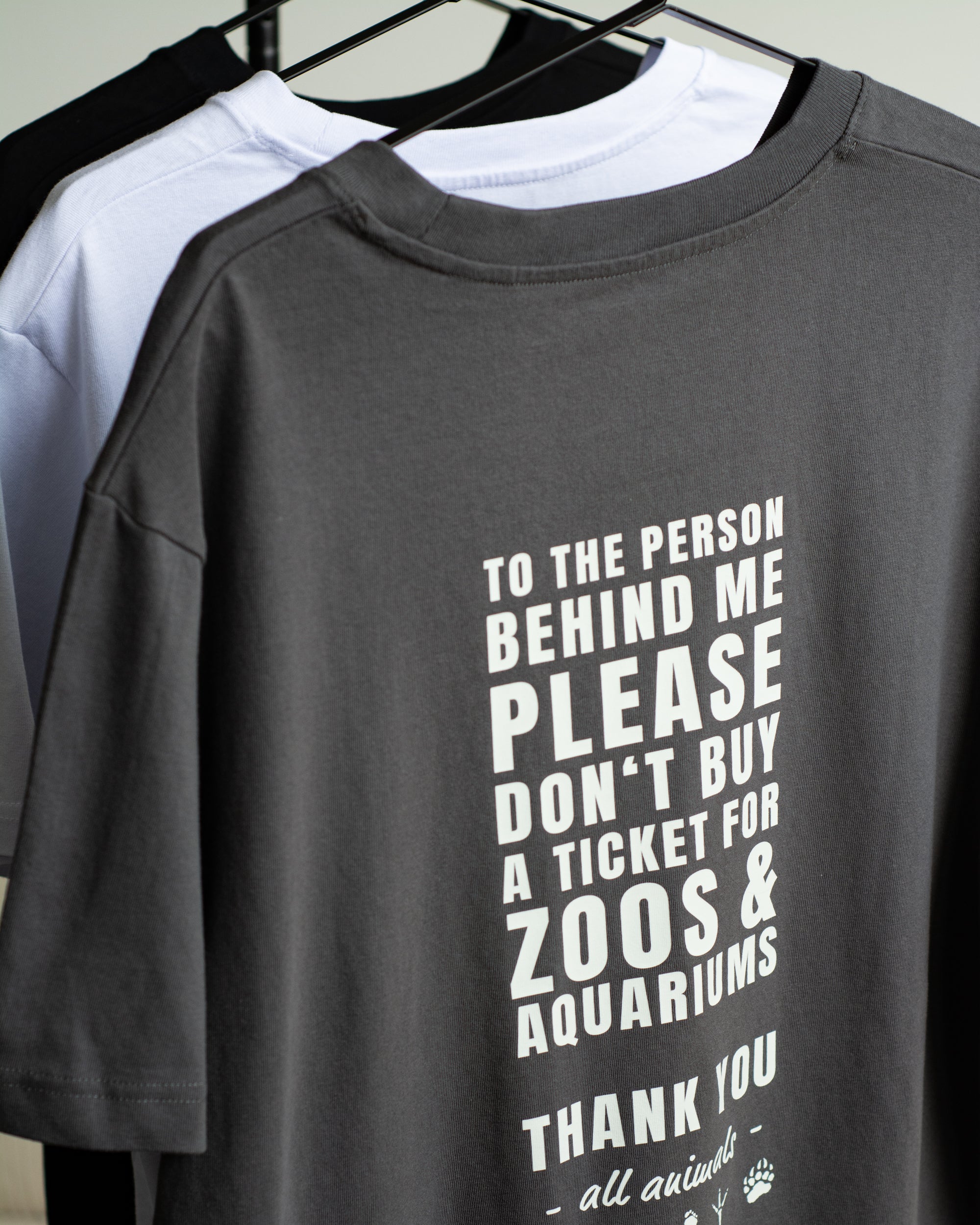 T-Shirt oversized "for the animals"