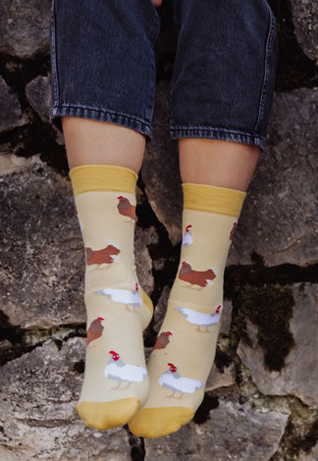 Socken "Huhn"