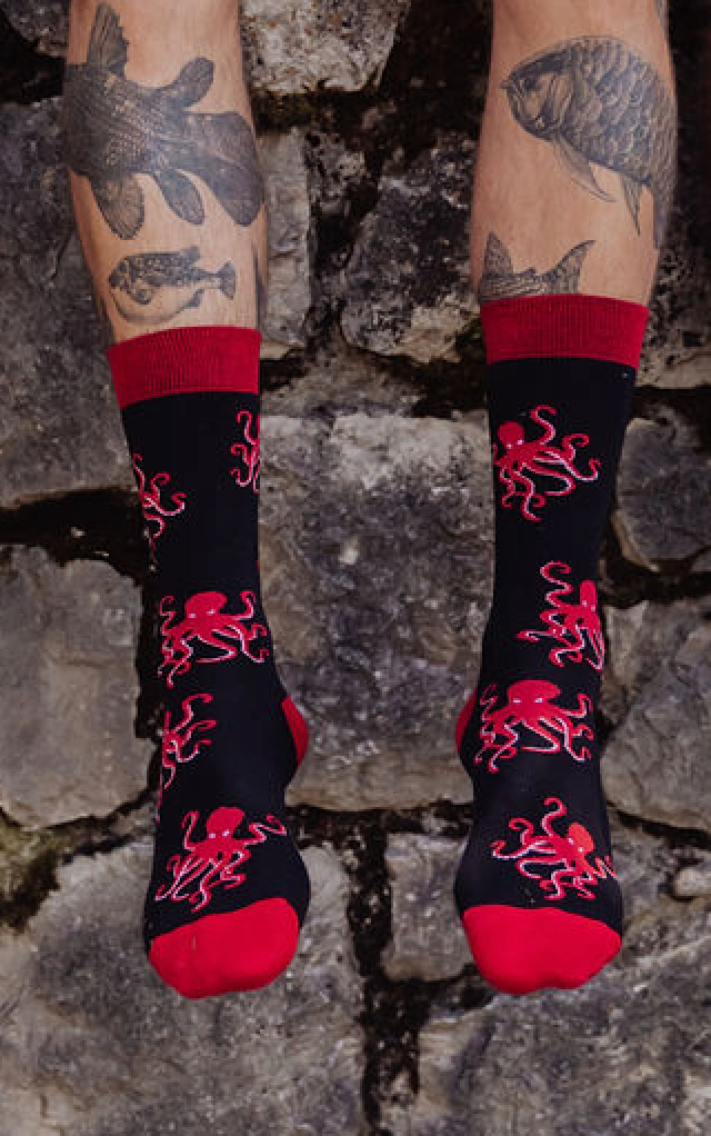 Socken "Oktopus"