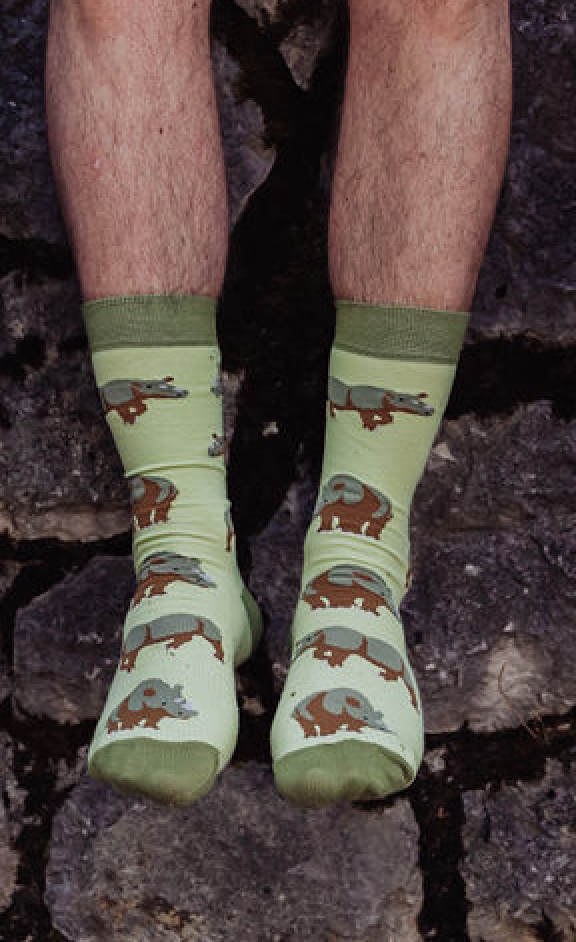 Socken "Sumatra-Nashorn"