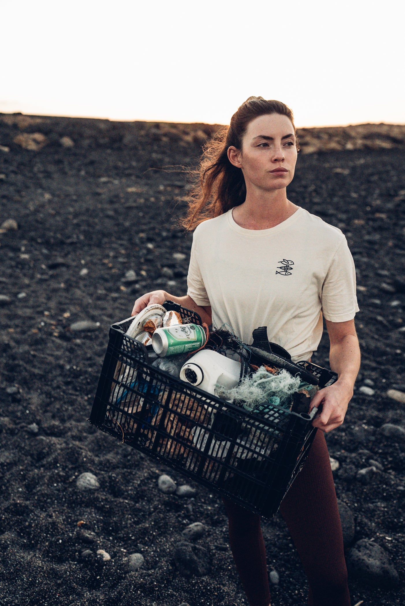 Unisex Mission Erde Shirt roundneck undyed