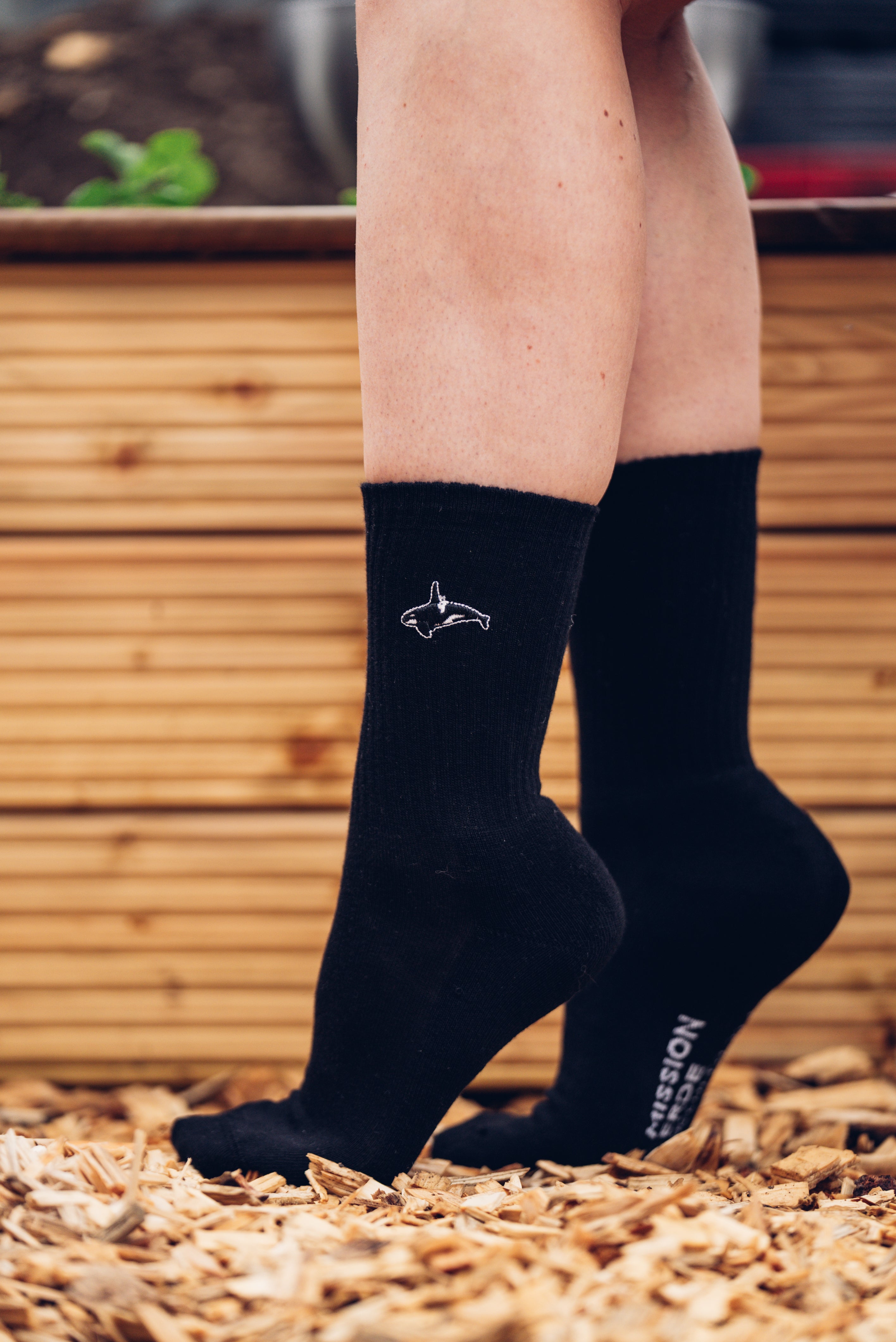 Sportsocke "Orca" schwarz