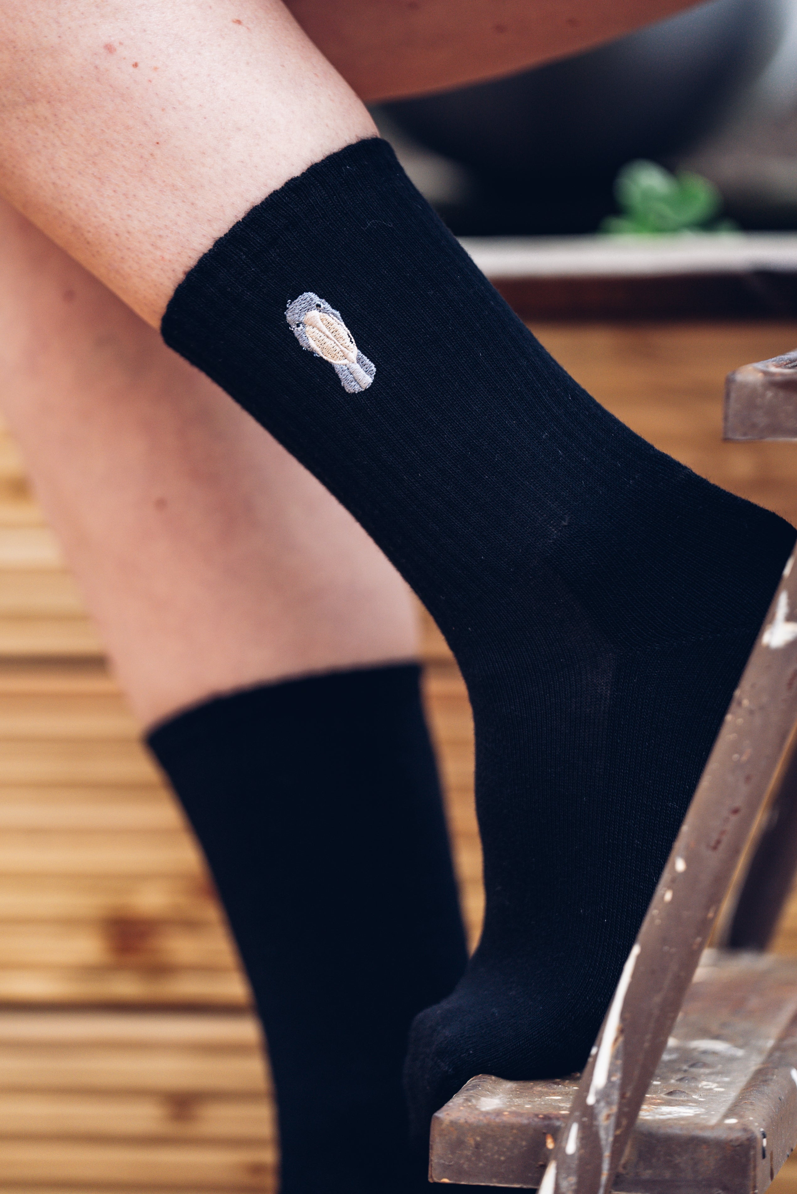 Sportsocke "Schuhschnabel" schwarz