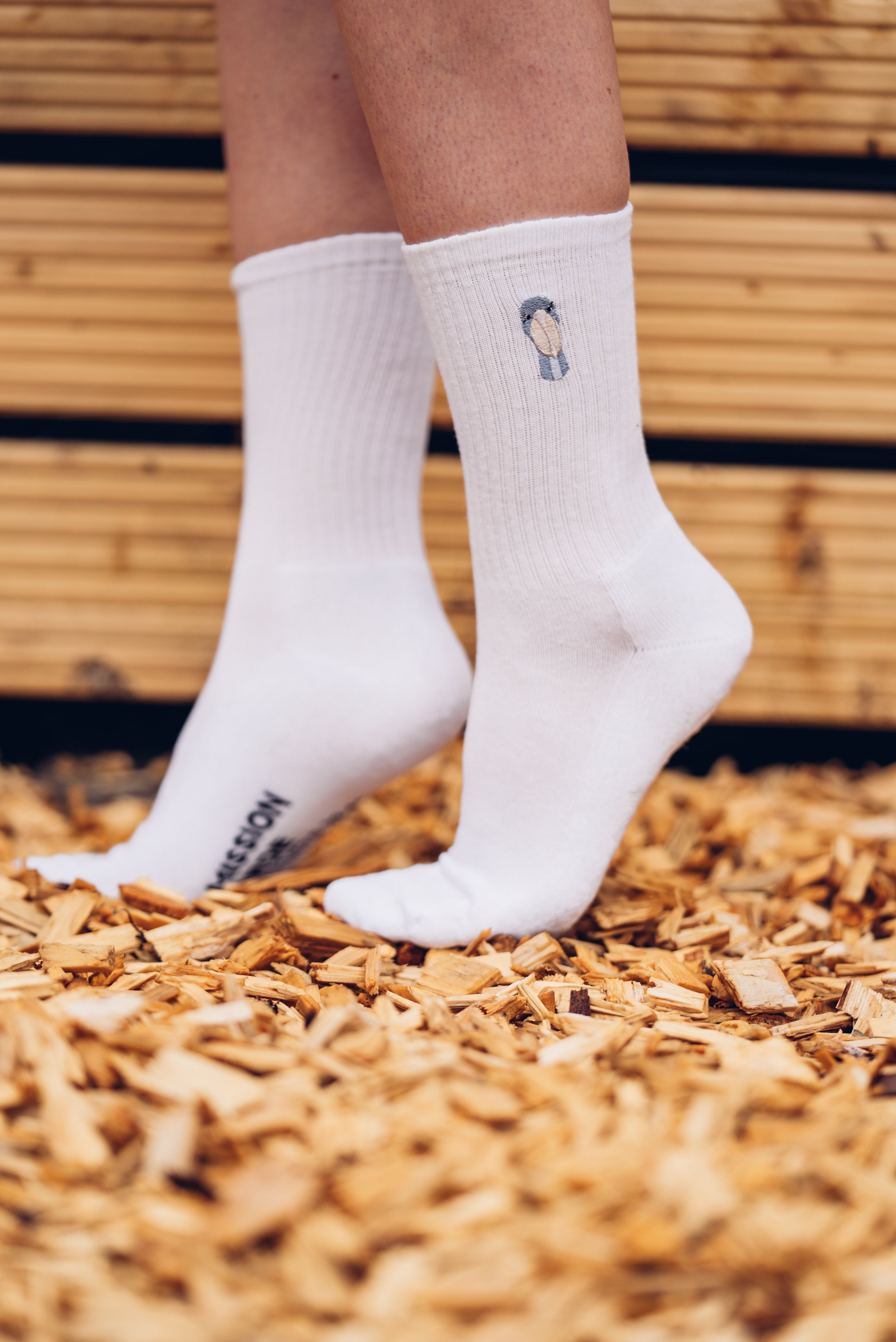 Sportsocke "Schuhschnabel" weiß