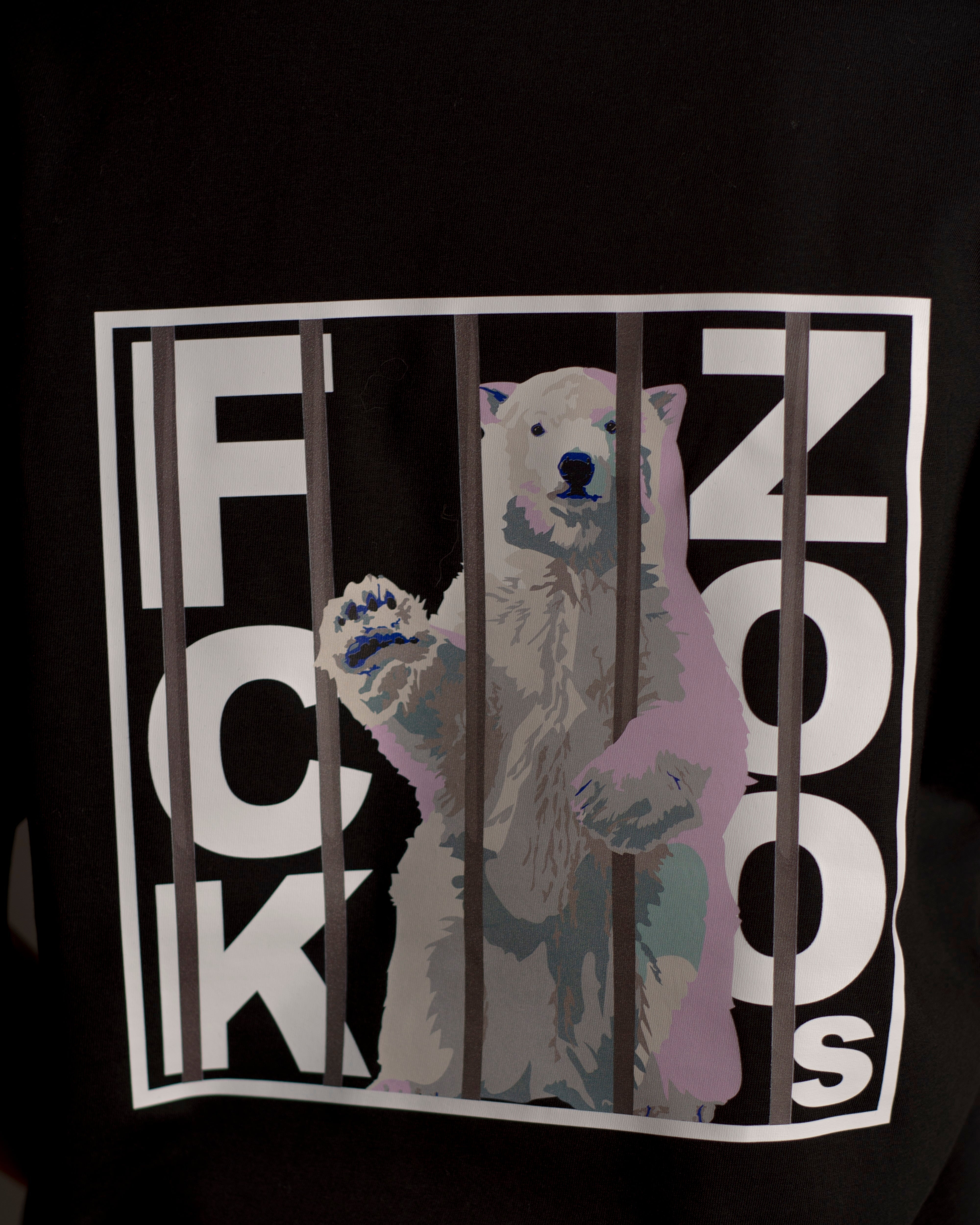 Hoodie "FCK ZOOs" Eisbär