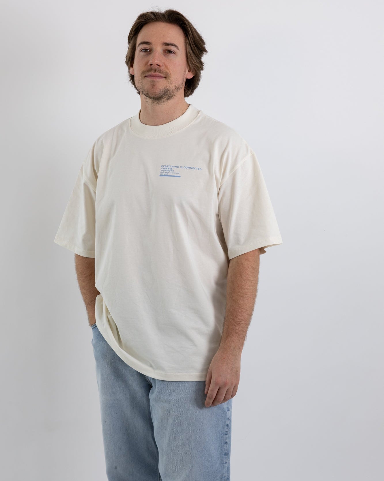 Unisex T-Shirt "Everything is connected - Aqua"