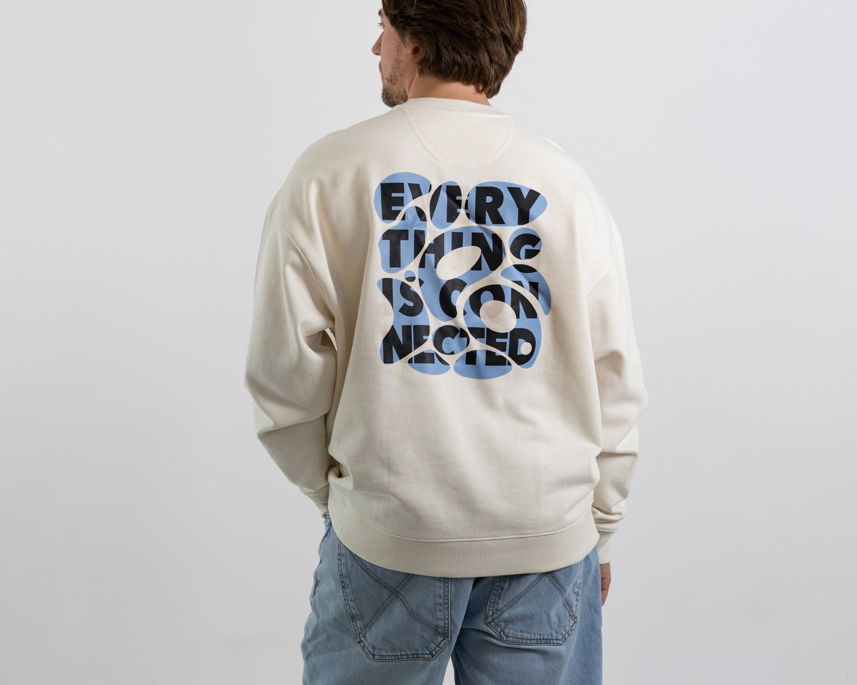Unisex Sweatshirt "Everything is connected - Aqua"