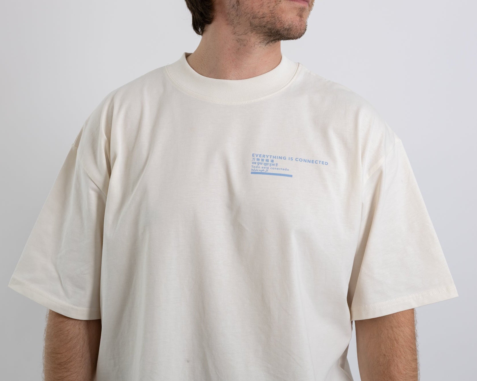 Unisex T-Shirt "Everything is connected - Aqua"