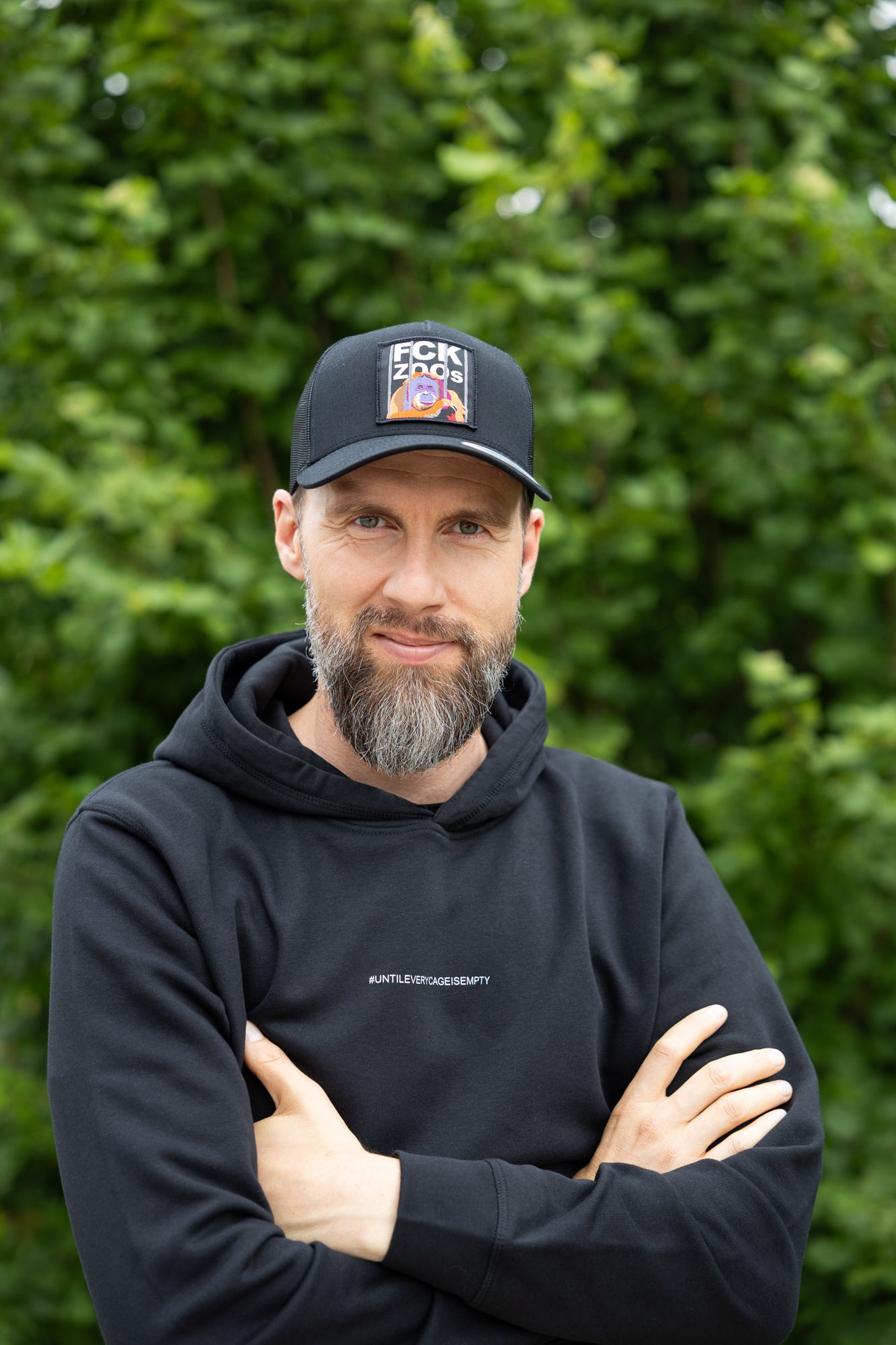 Hoodie "FCK ZOOs" Elefant