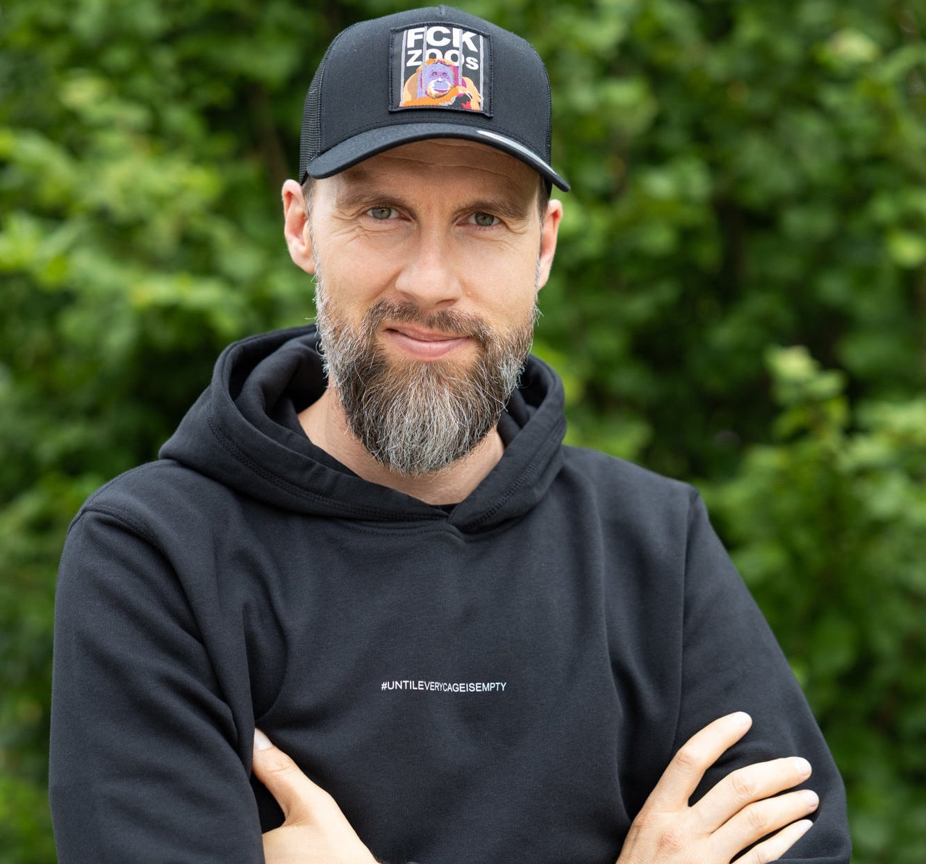 Hoodie "FCK ZOOs" Elefant