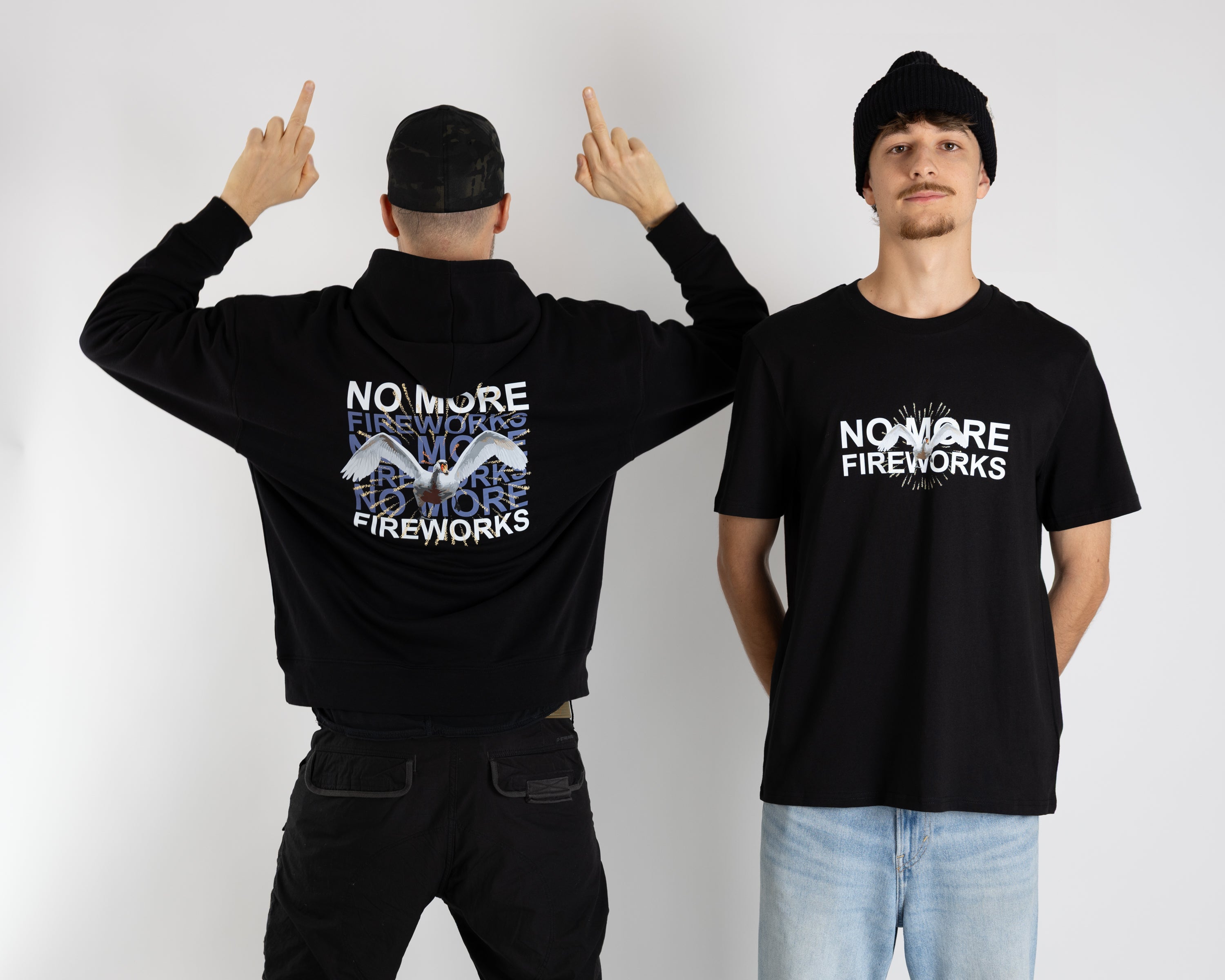 T-Shirt "NO MORE FIREWORKS" New Year's Edition