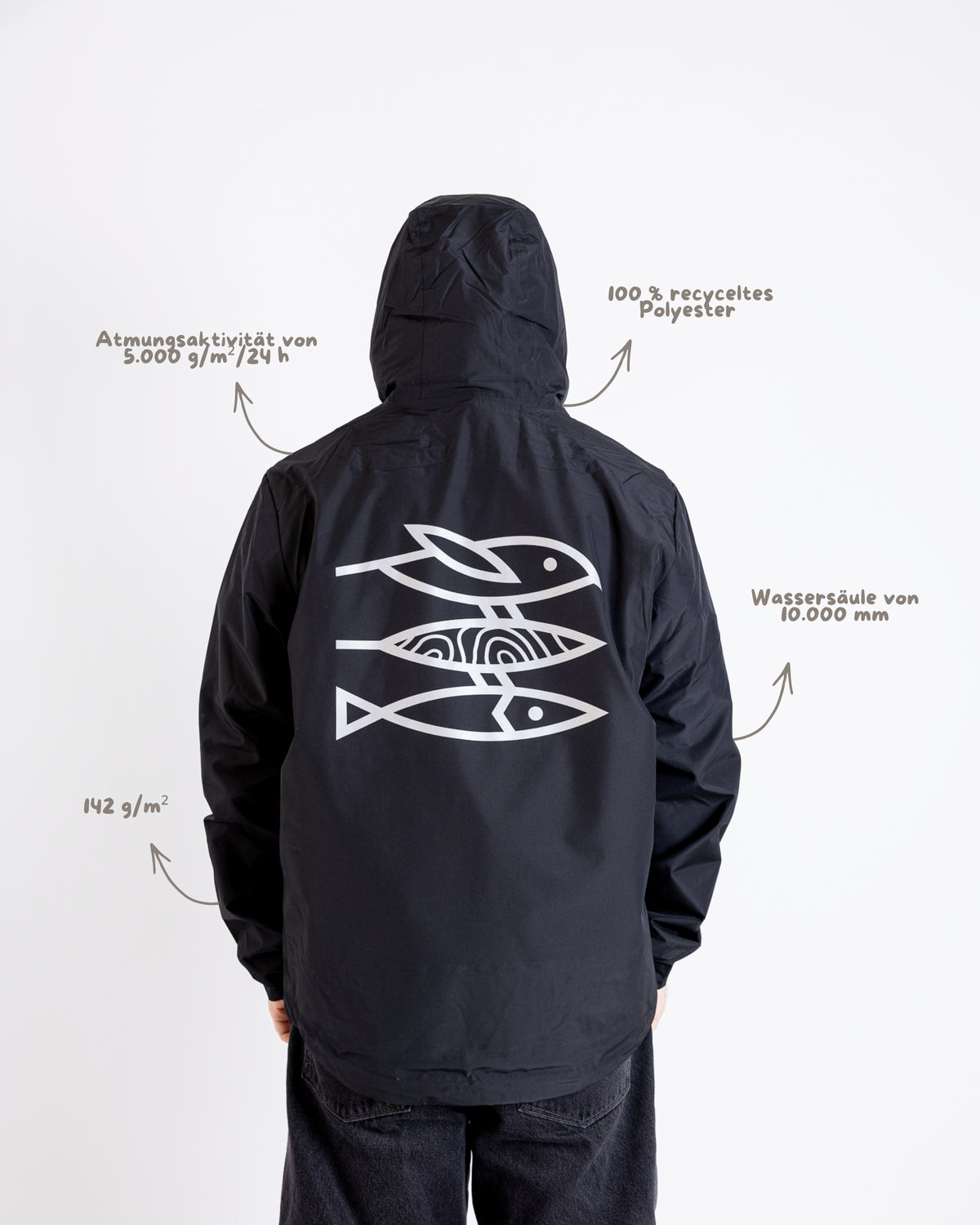 Regenjacke Herren "Mission Erde"