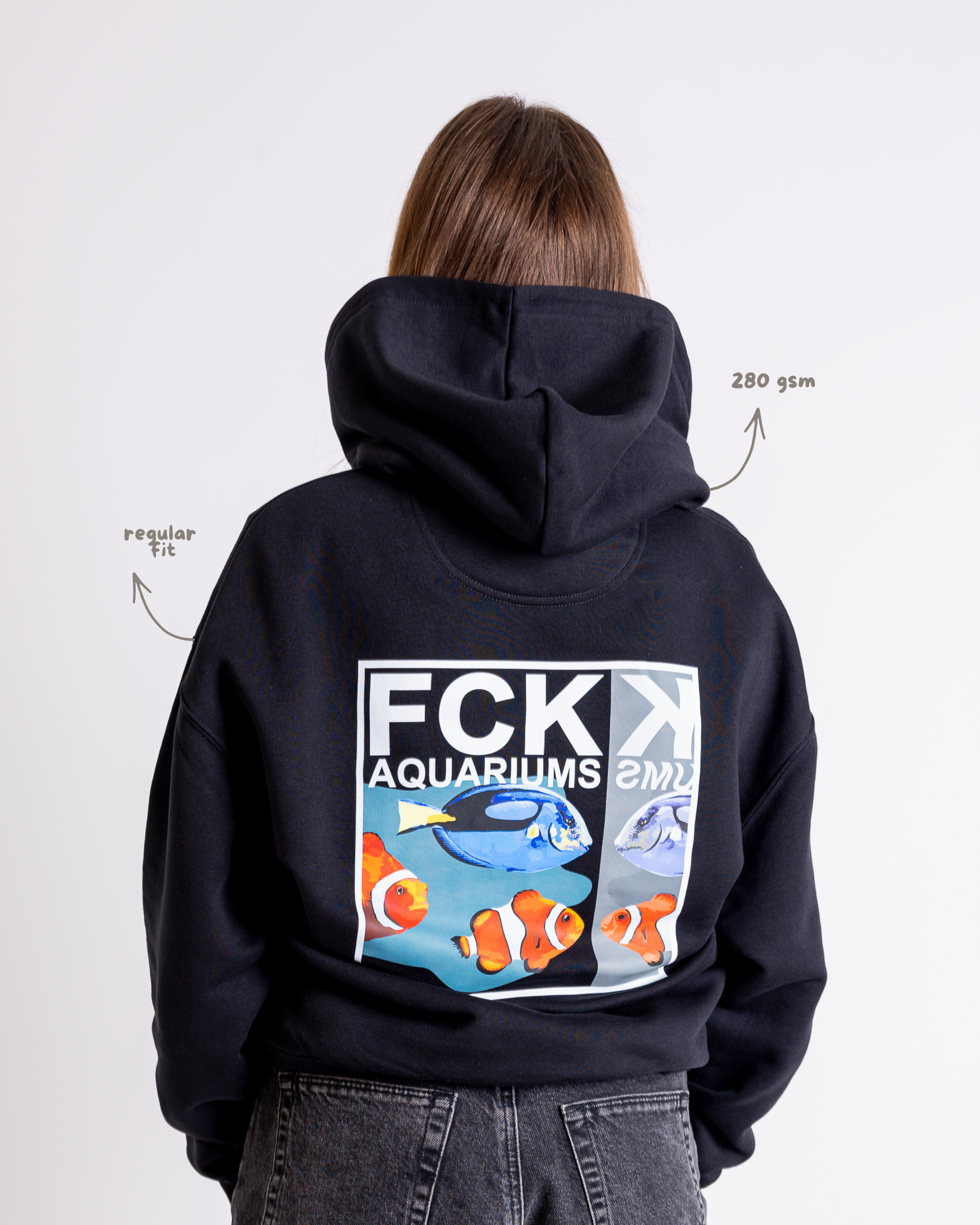 Hoodie "FCK AQUARIUMs" Nemo