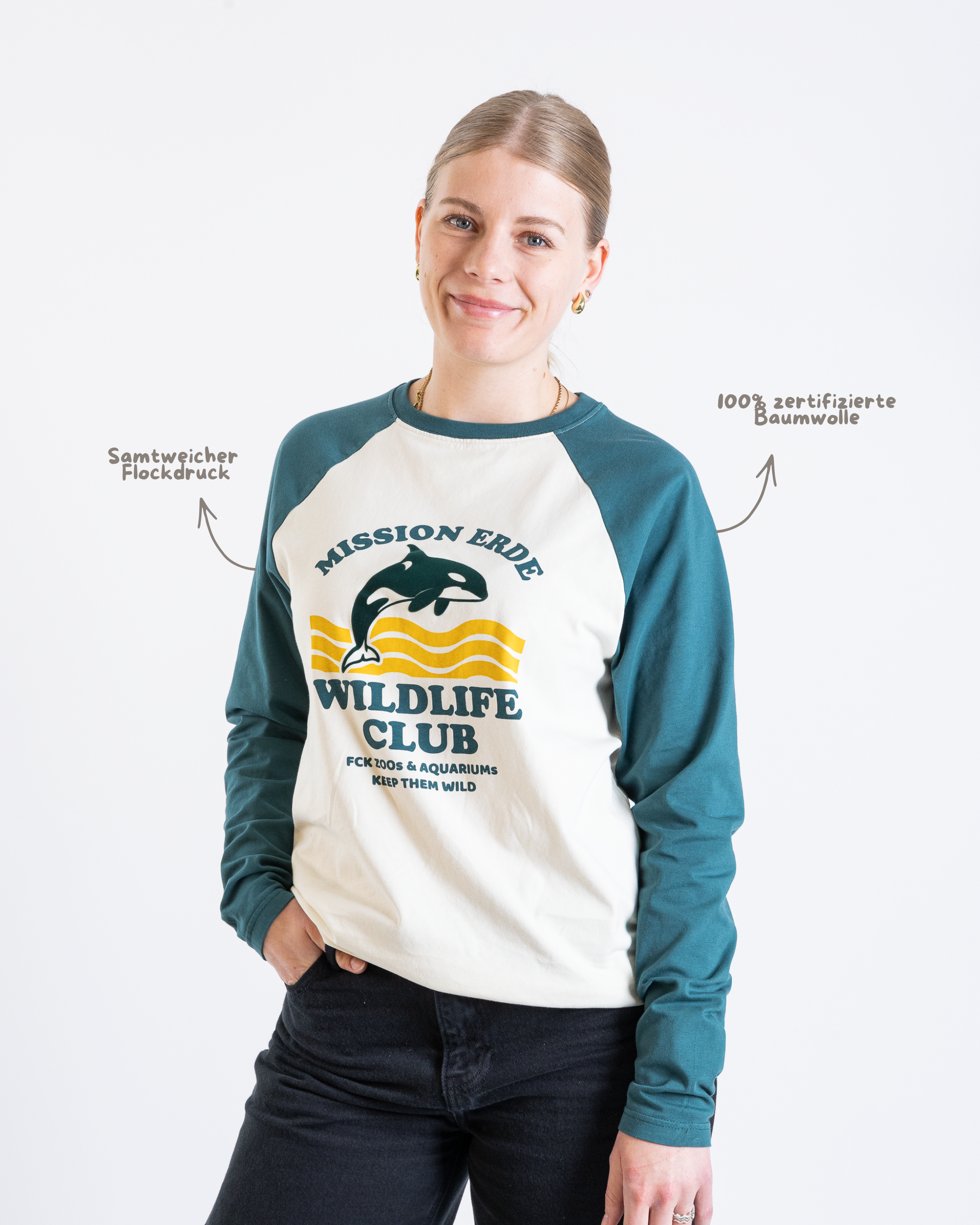 Raglan Longsleeve "Wildlife Club"