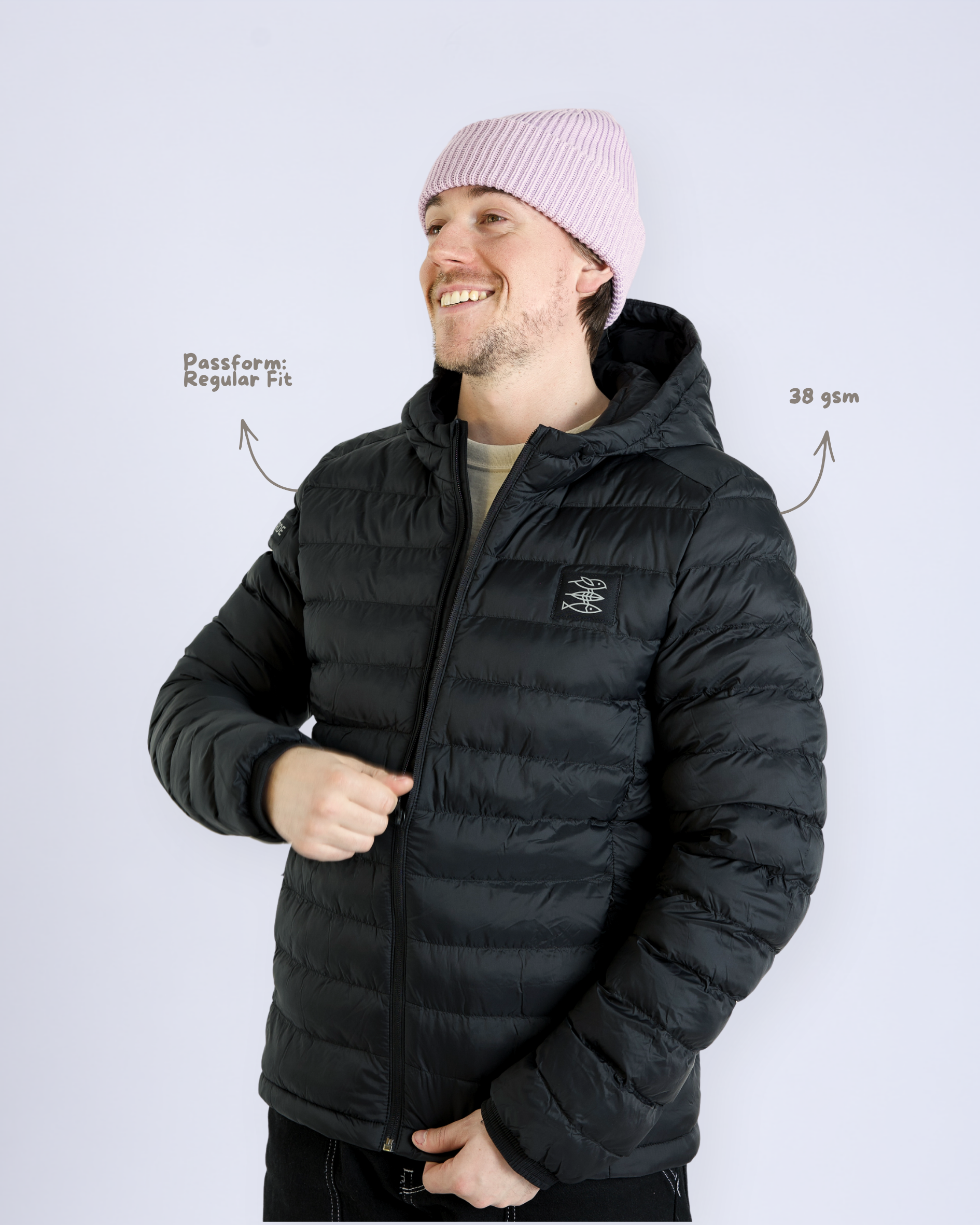 Steppjacke Men "Mission Erde" black