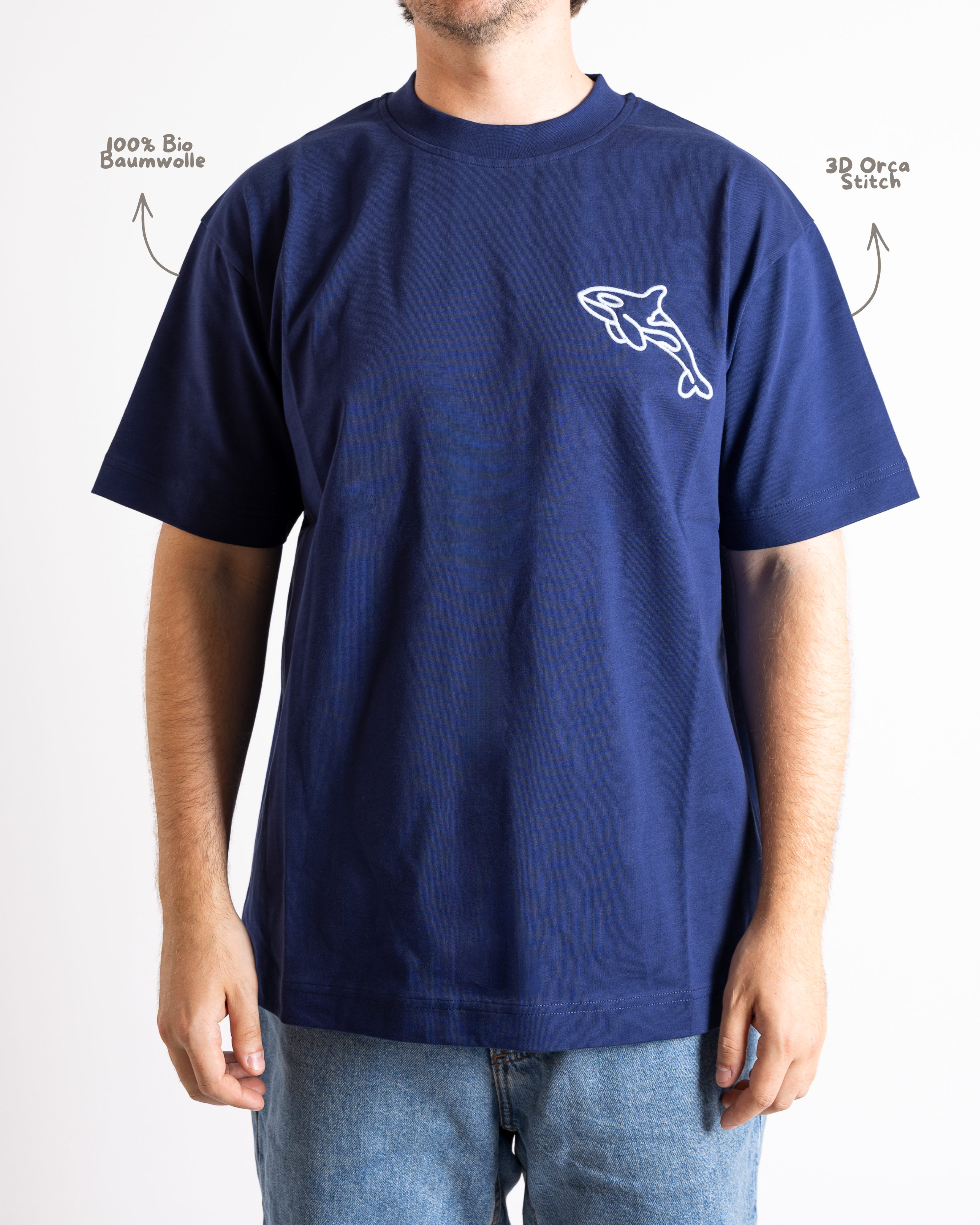 Unisex T-Shirt "3D Orca Stitch"