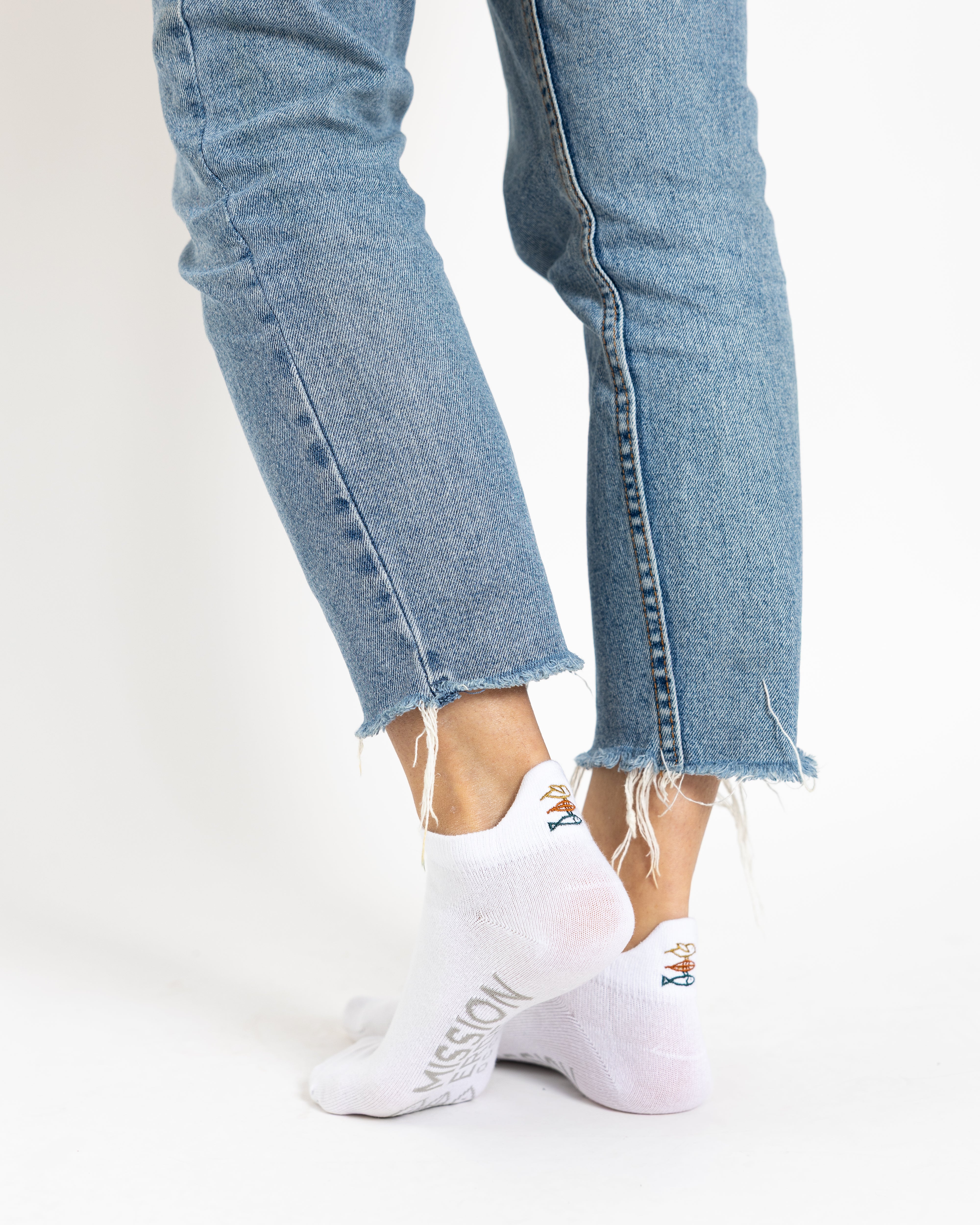 Sneakersocken "Mission Erde Logo" 3er-Pack Stick