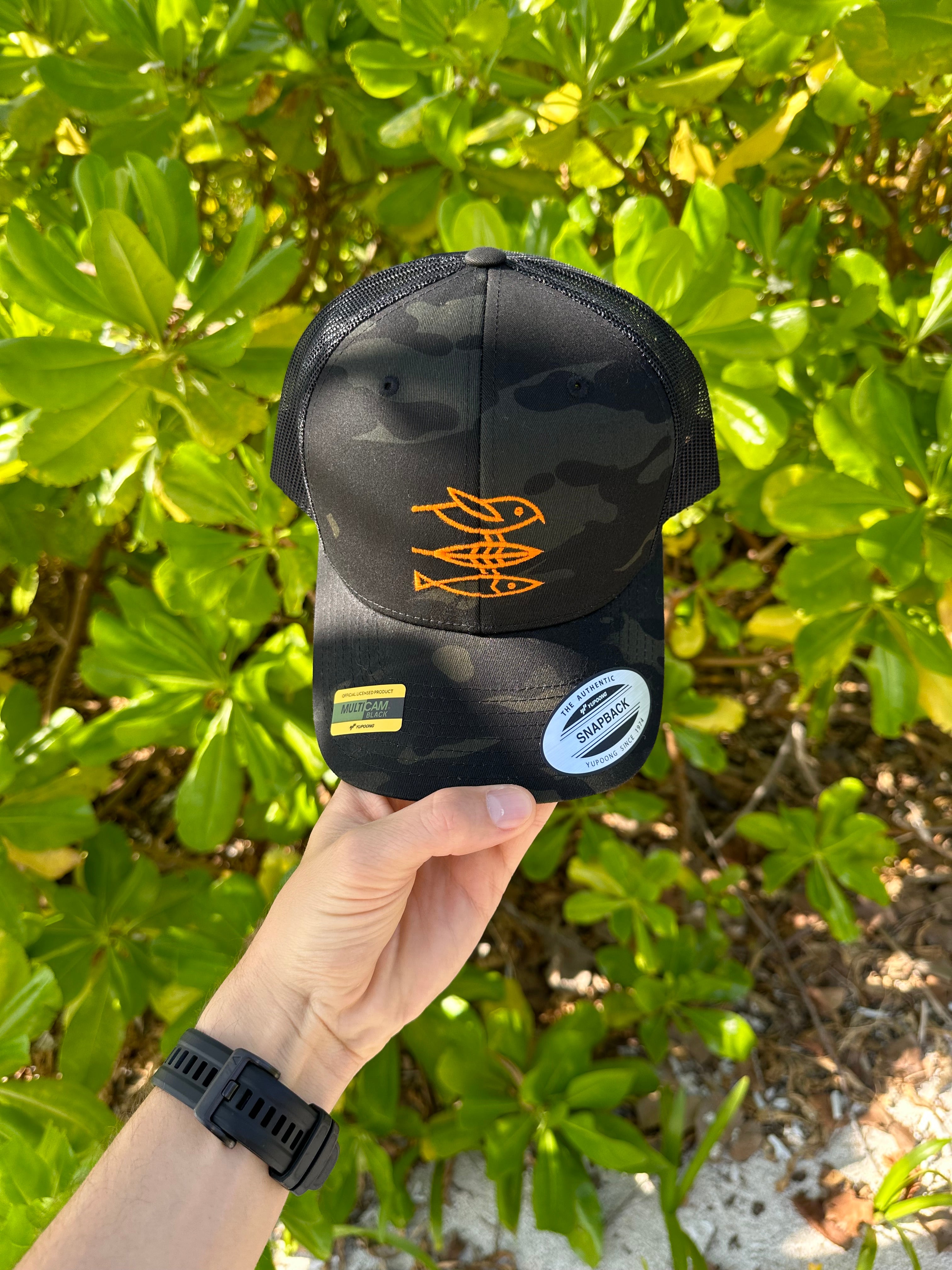 Onesize Mesh Cap "Mission Erde" Multicam Black