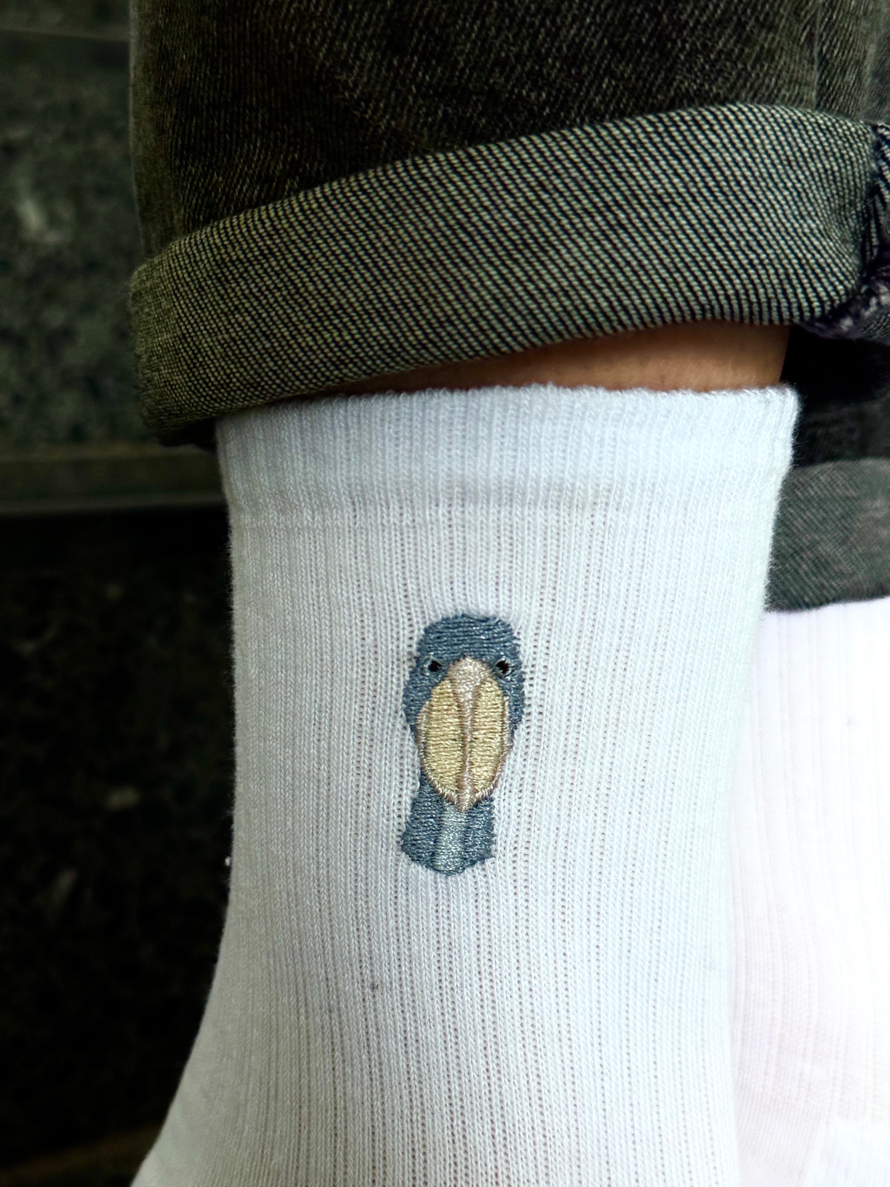 Sportsocke "Schuhschnabel" weiß