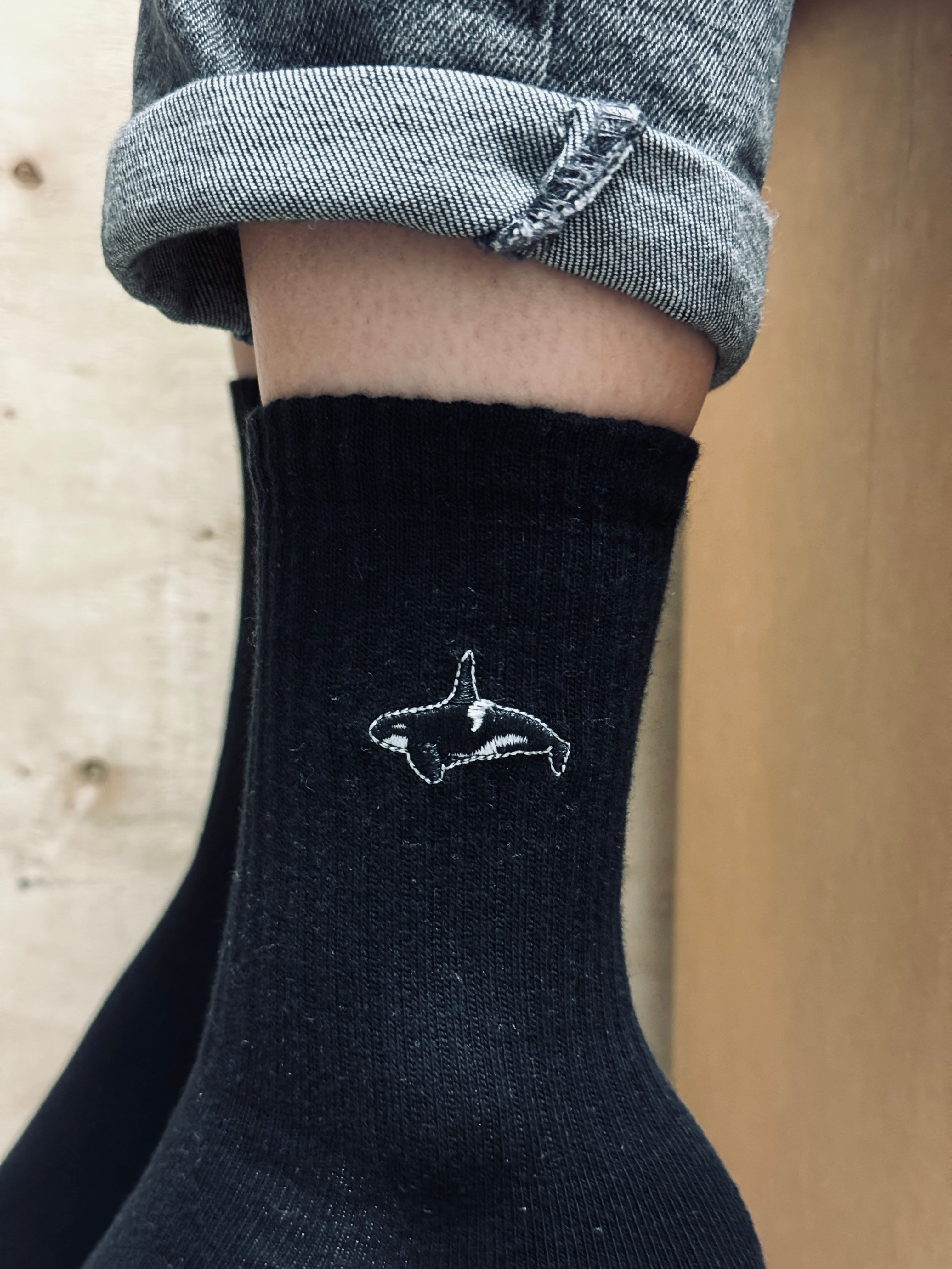 Sportsocke "Orca" schwarz