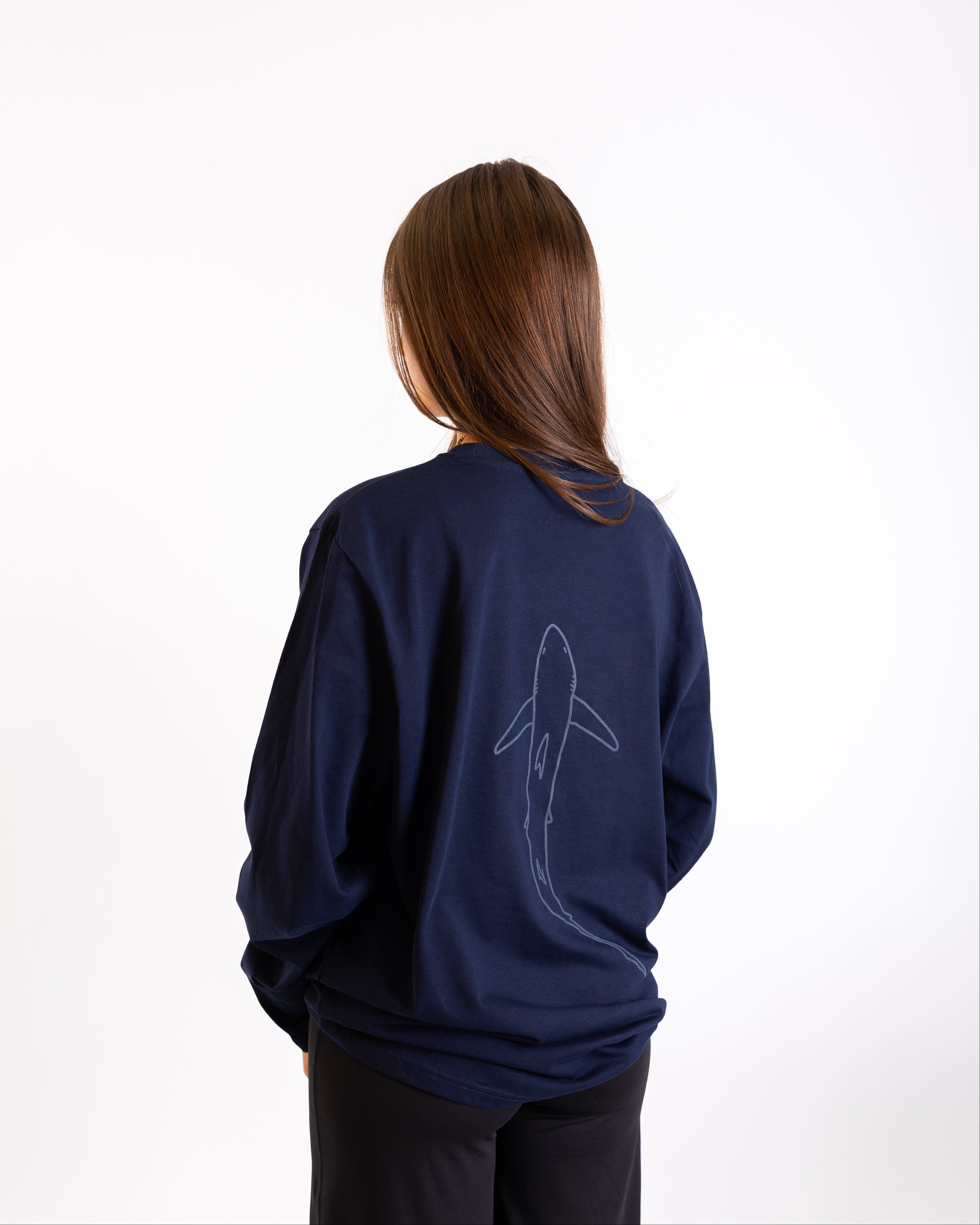 Longsleeve "Mission Blauhai"