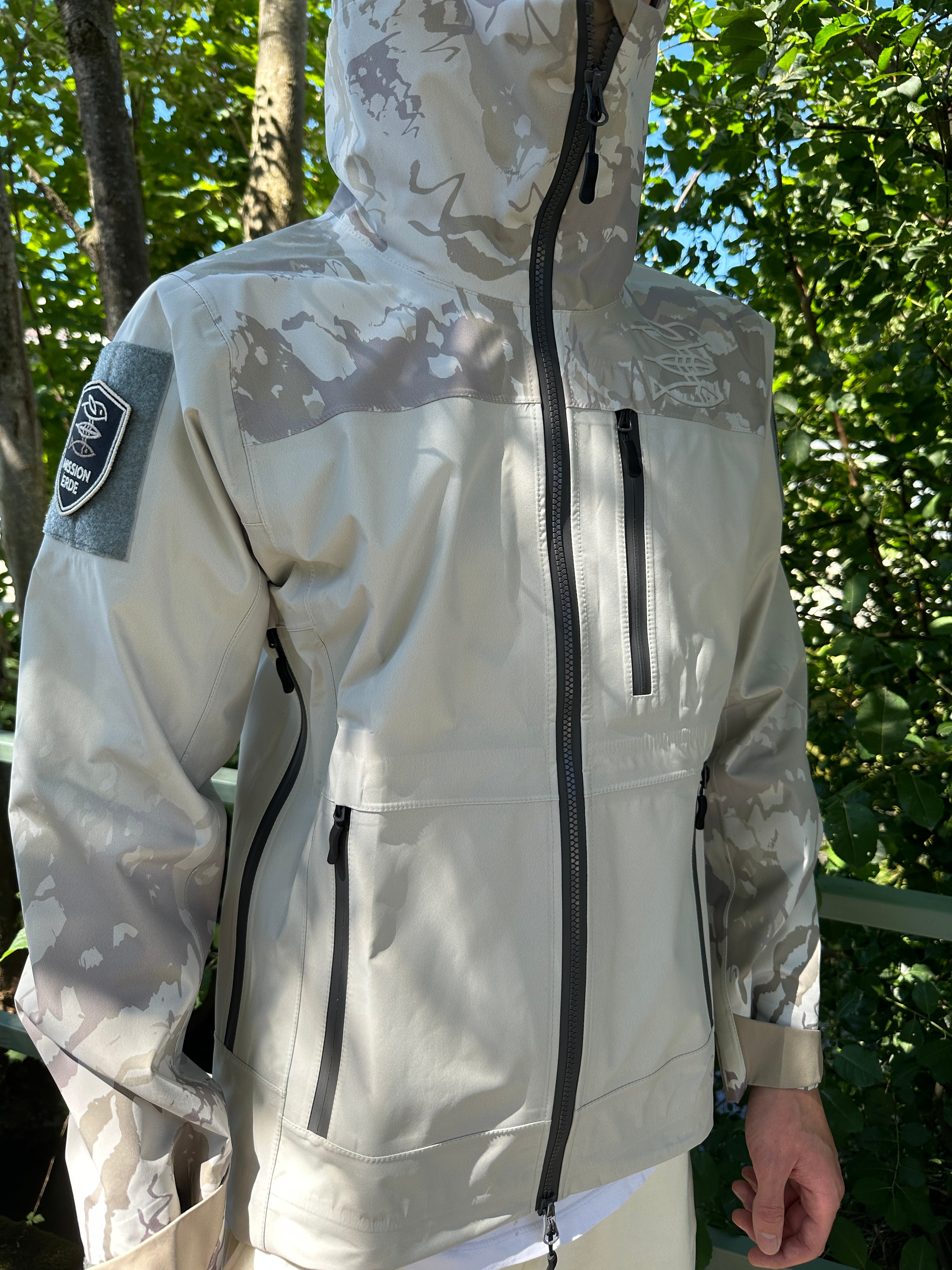 Regenjacke Herren "Mission Erde" Sand