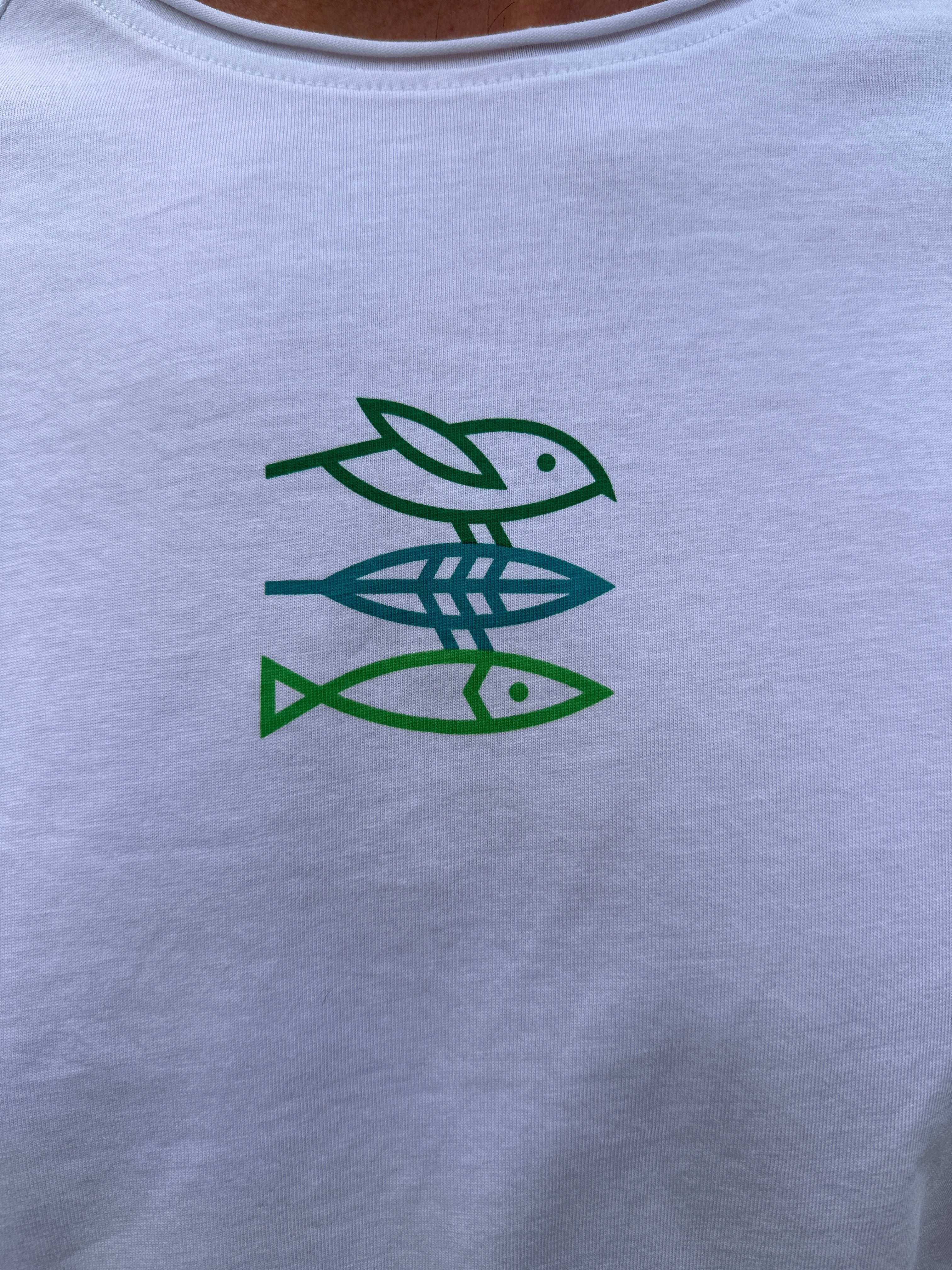 Mission Erde Men Shirt roundneck white