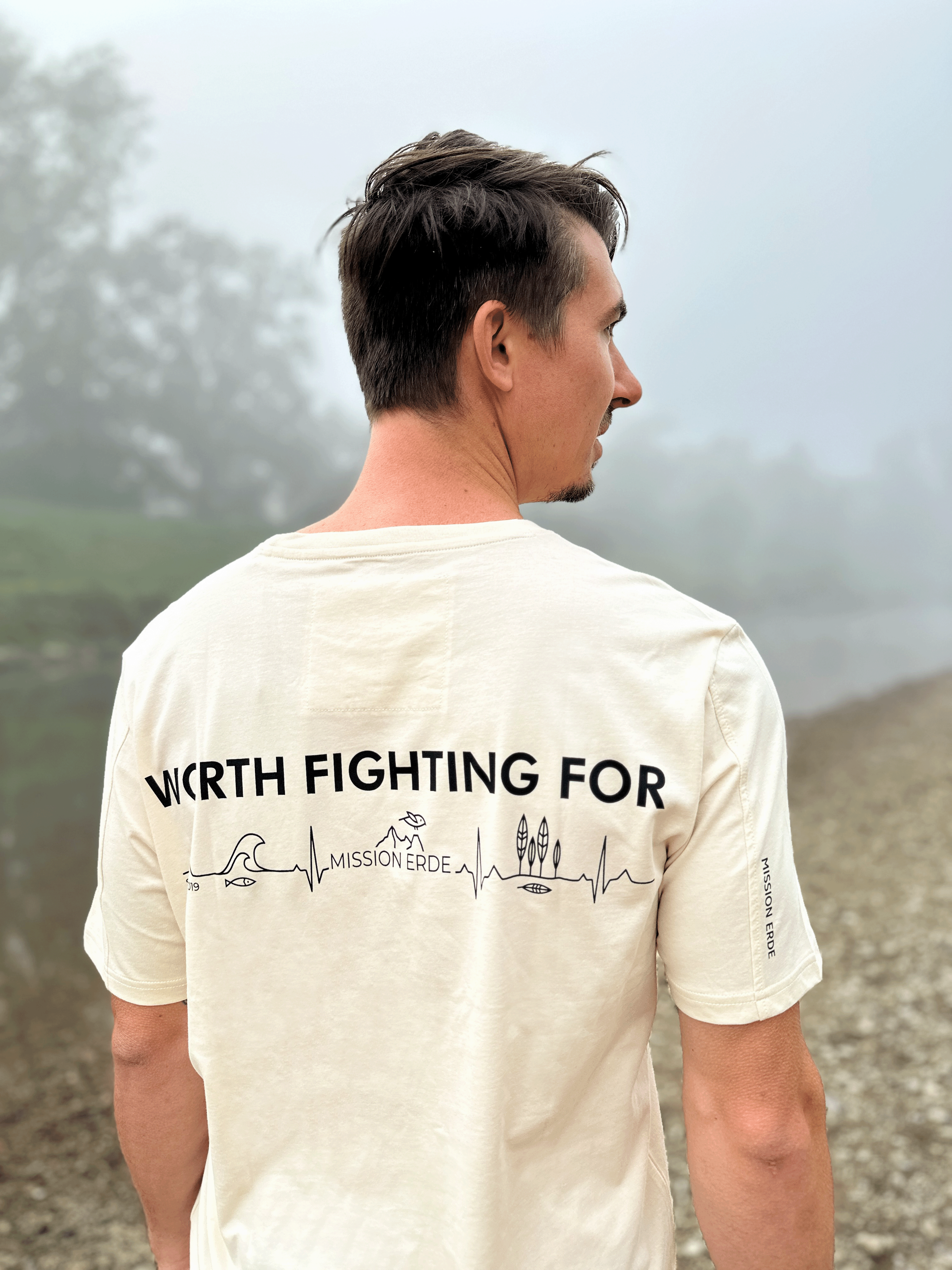 Unisex Mission Erde Shirt roundneck undyed