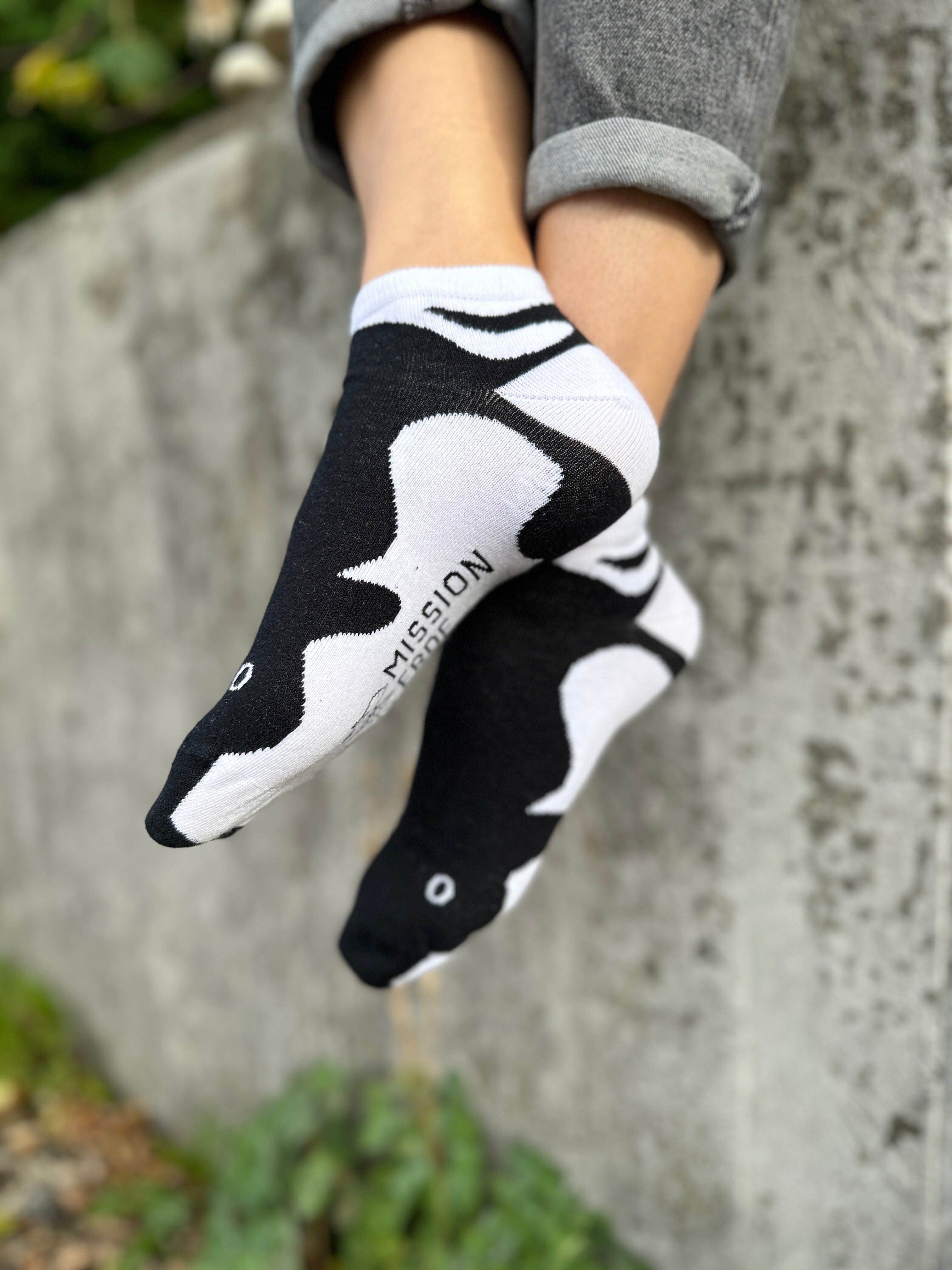 Sneakersocken "Orca-Edition" 4er-Pack