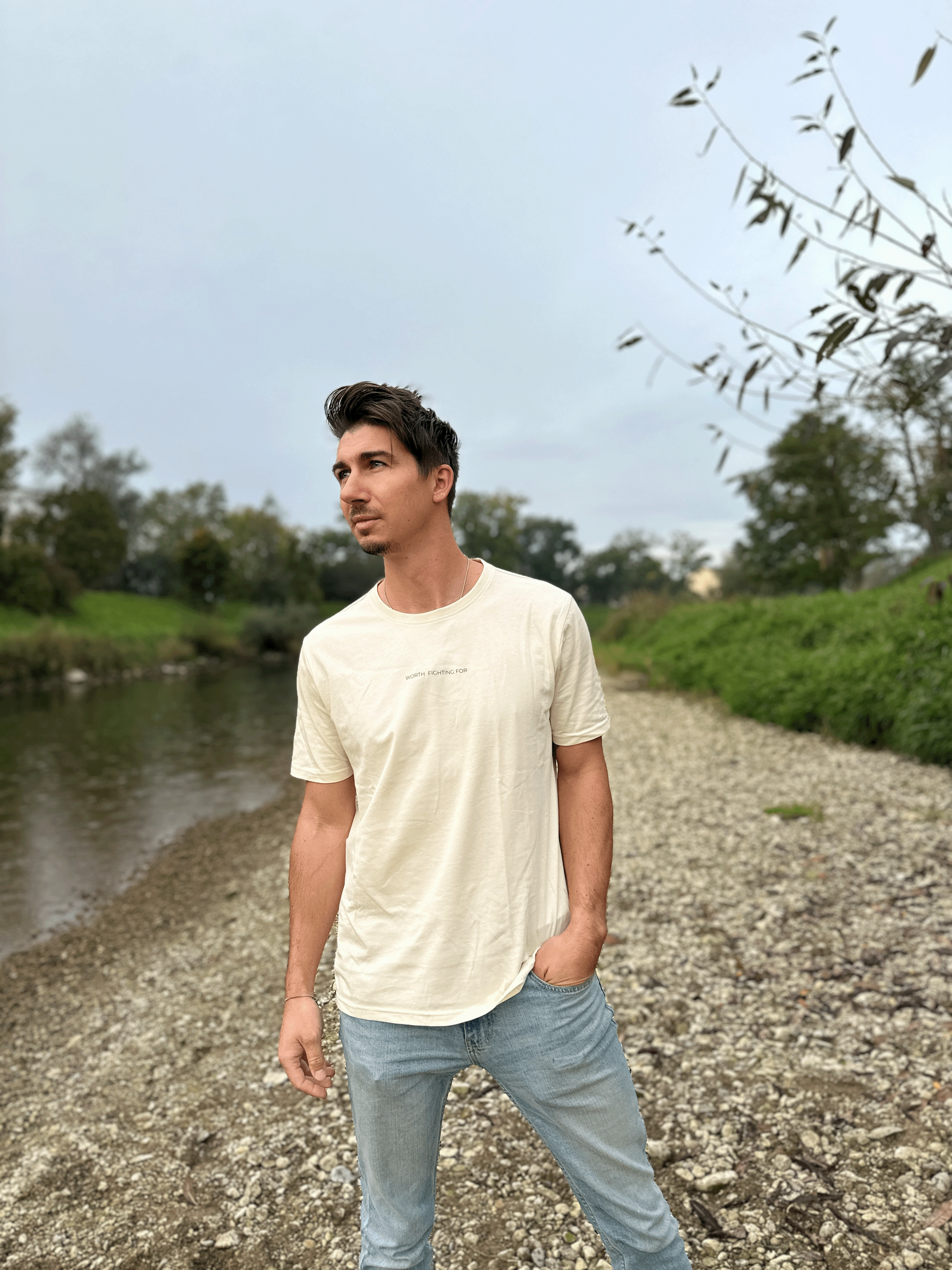 Unisex FREEDOM Shirt roundneck undyed
