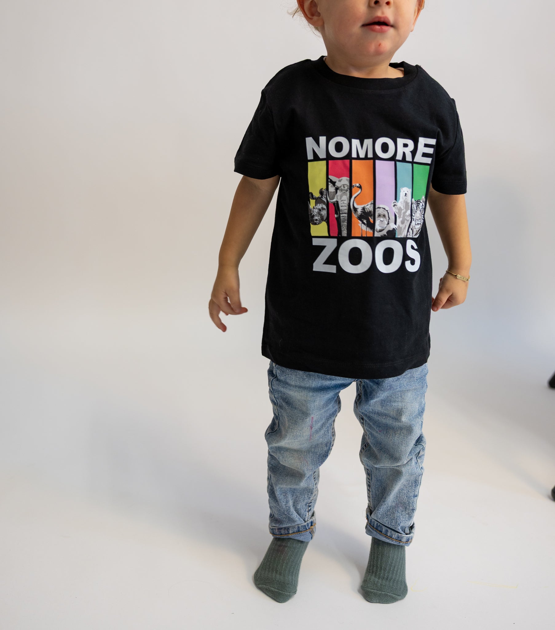 Kinder T-Shirt "NO MORE ZOOs" Edition