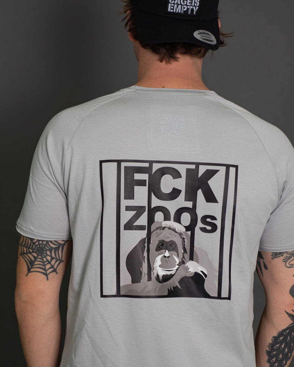 T-Shirt Men "FCK ZOOs" b/w Limited Edition
