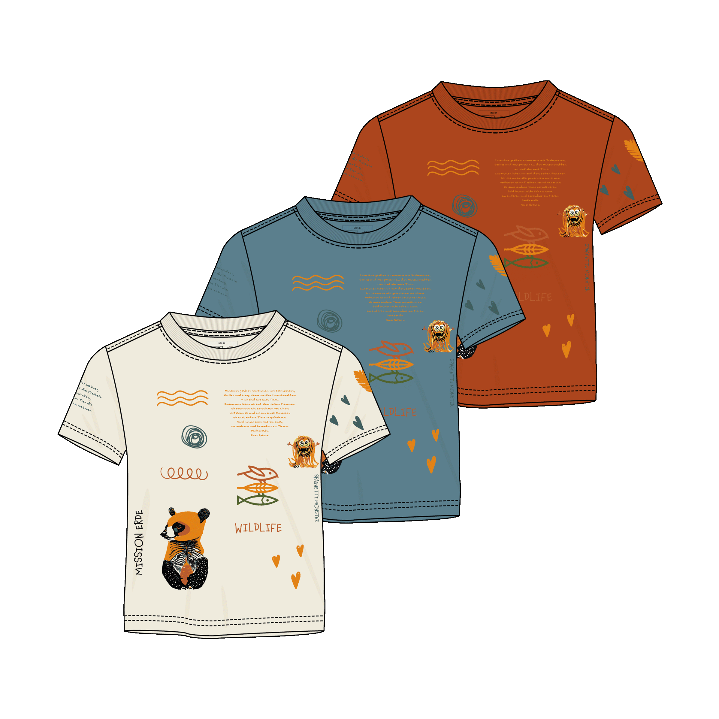 Kinder T-Shirt "WILDLIFE"