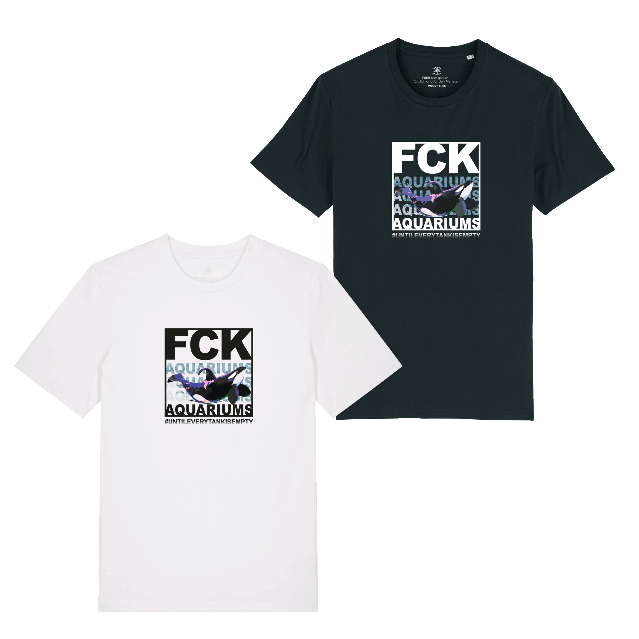 T-Shirt "FCK AQUARIUMs" Orca 2.0