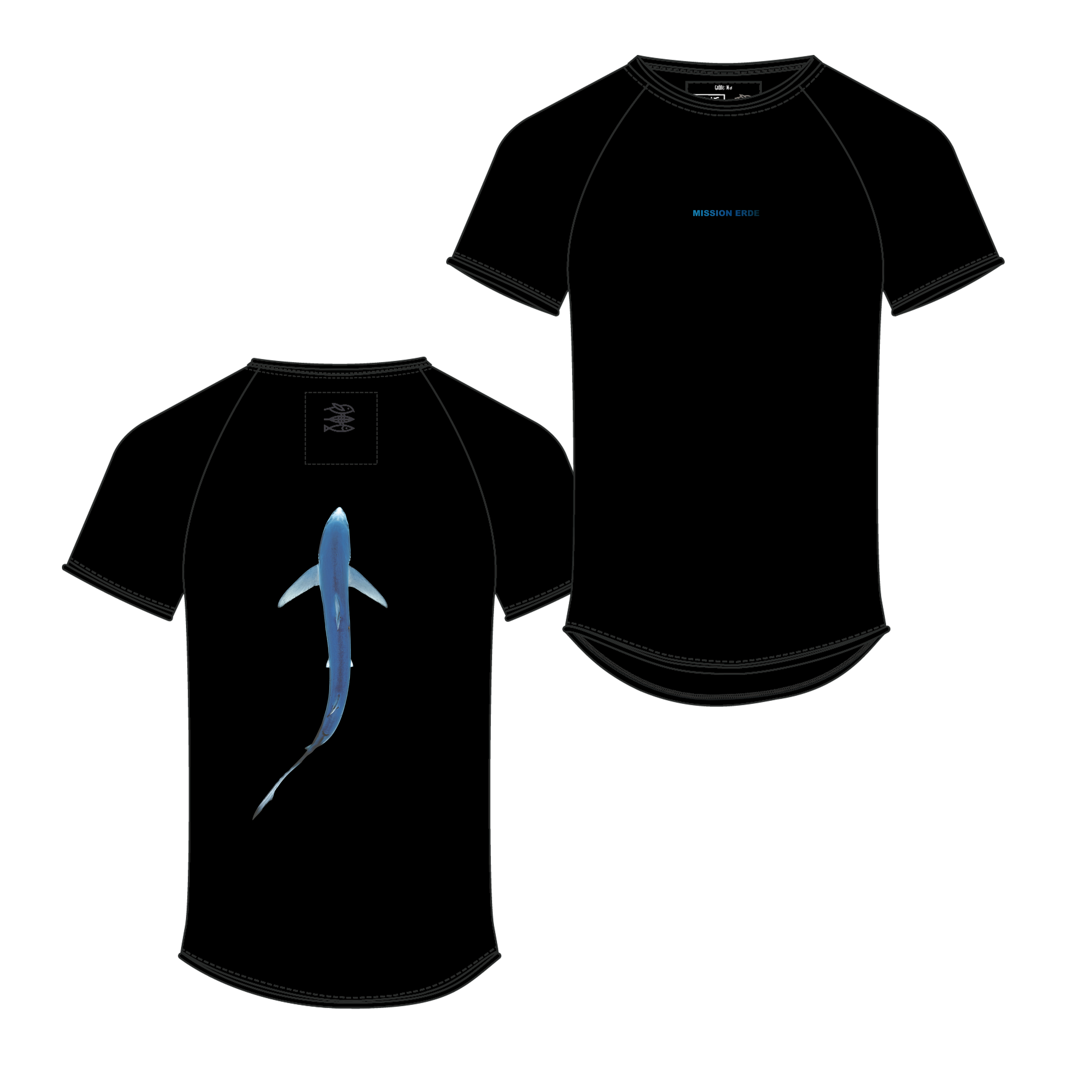 T-Shirt "Mission Blauhai" Men