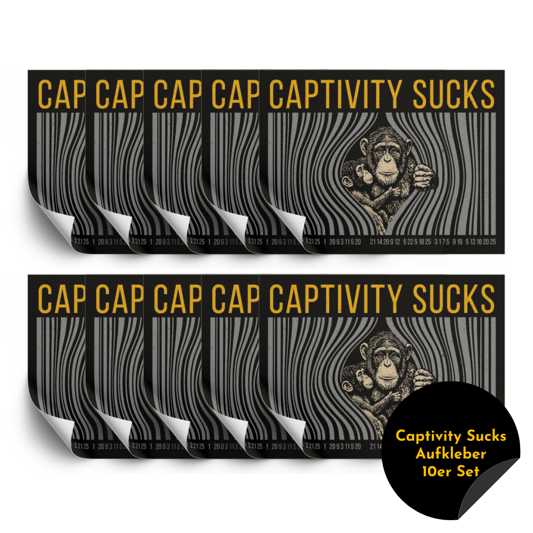 Sticker "Captivity Sucks"