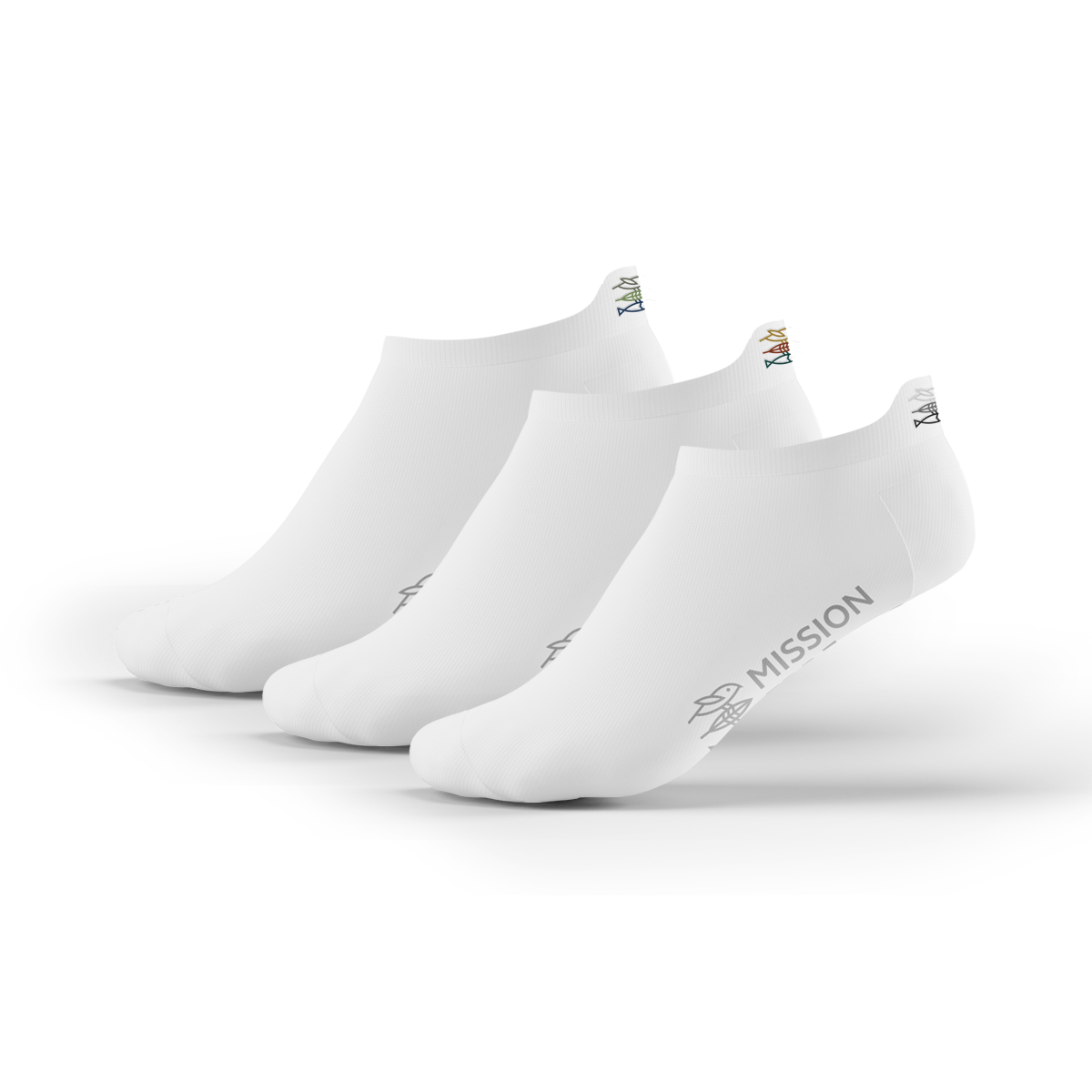 Sneakersocken "Mission Erde Logo" 3er-Pack Stick
