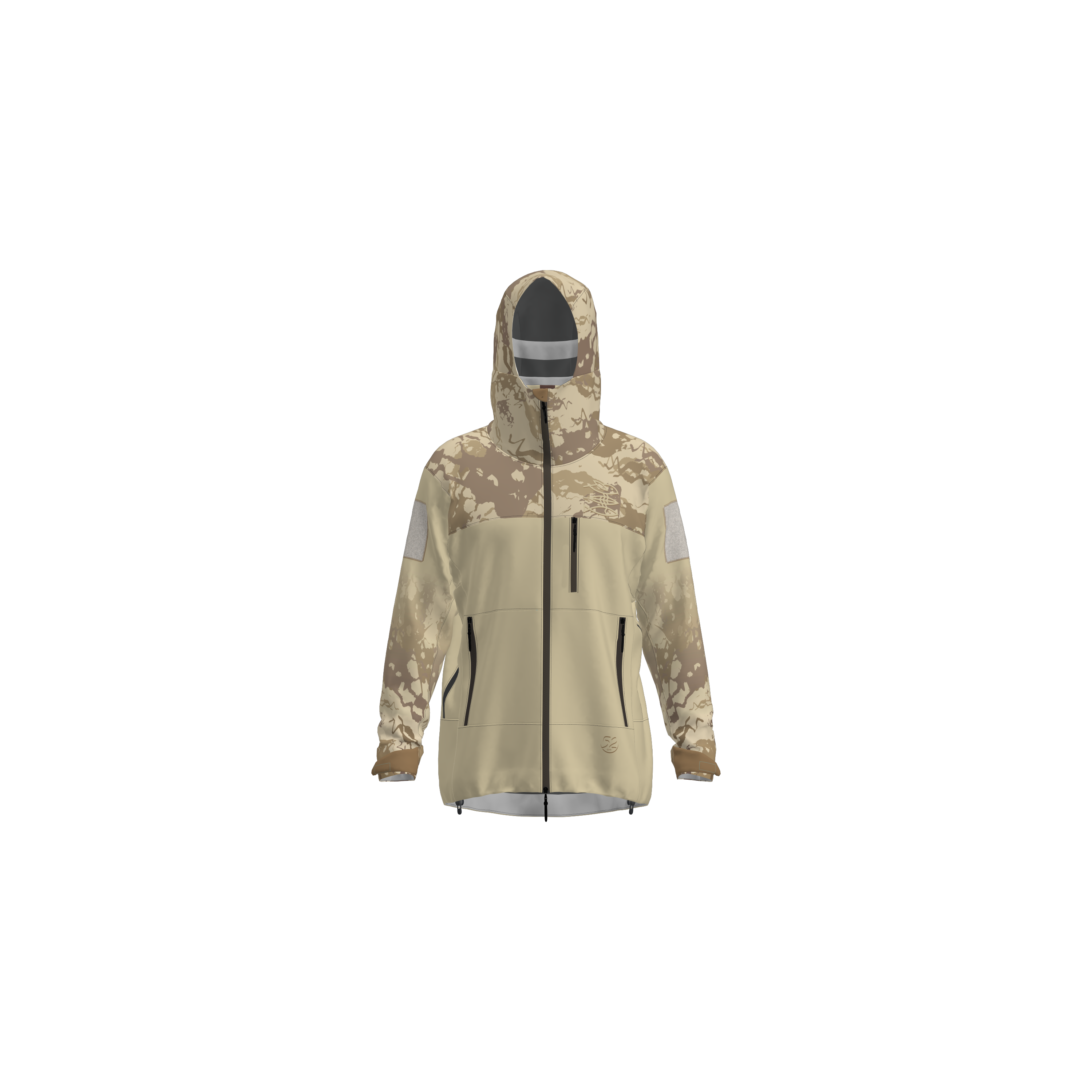 Regenjacke Herren "Mission Erde" Sand