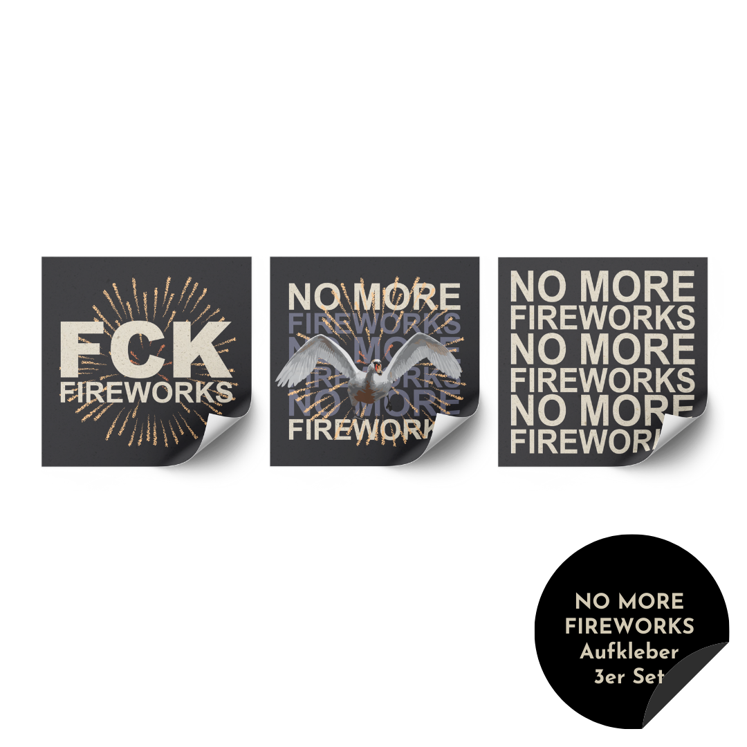 Stickerset "NO MORE FIREWORKS"